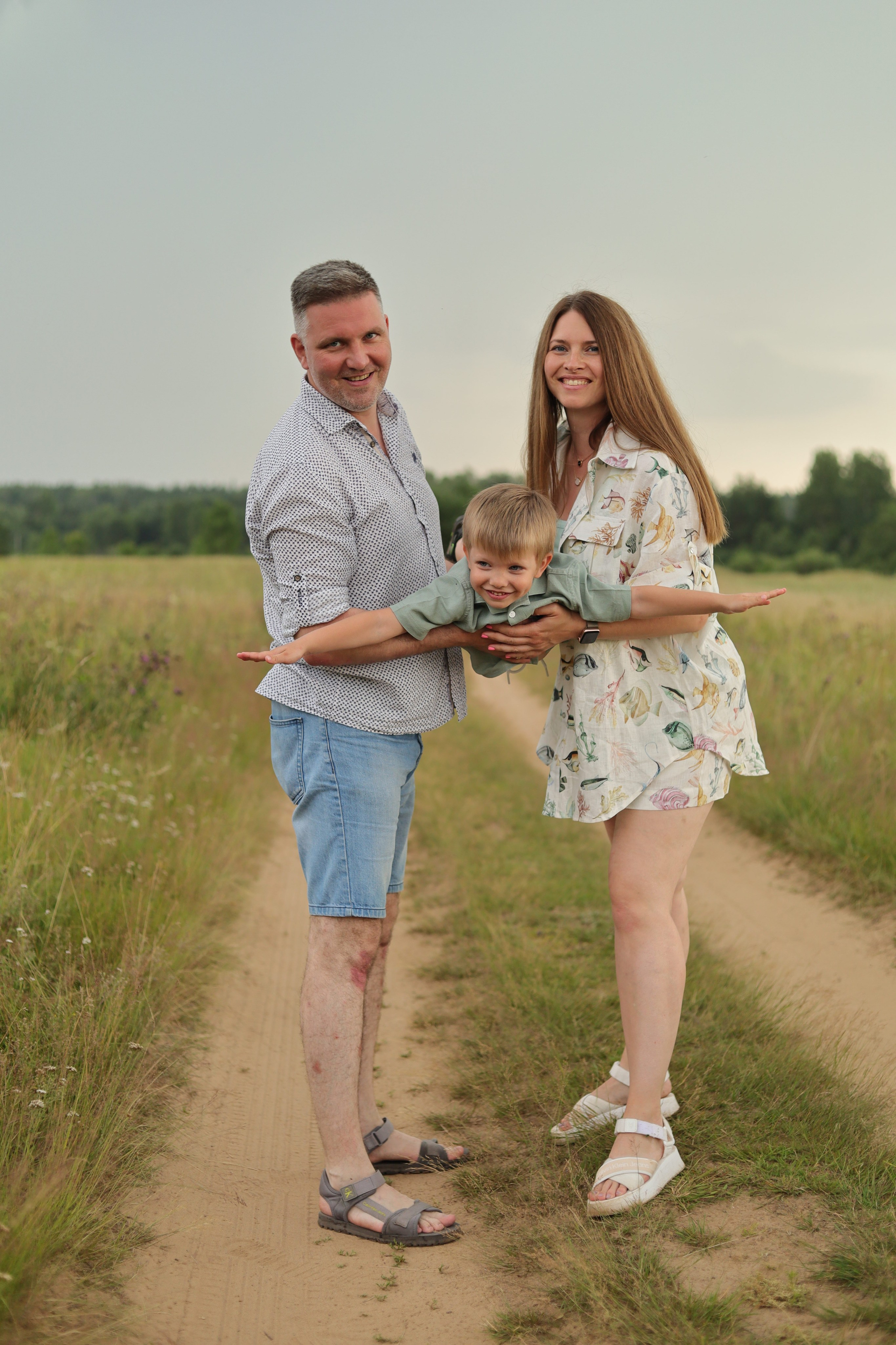 Семья Ергуновых. Фотограф Надежда Гольцева