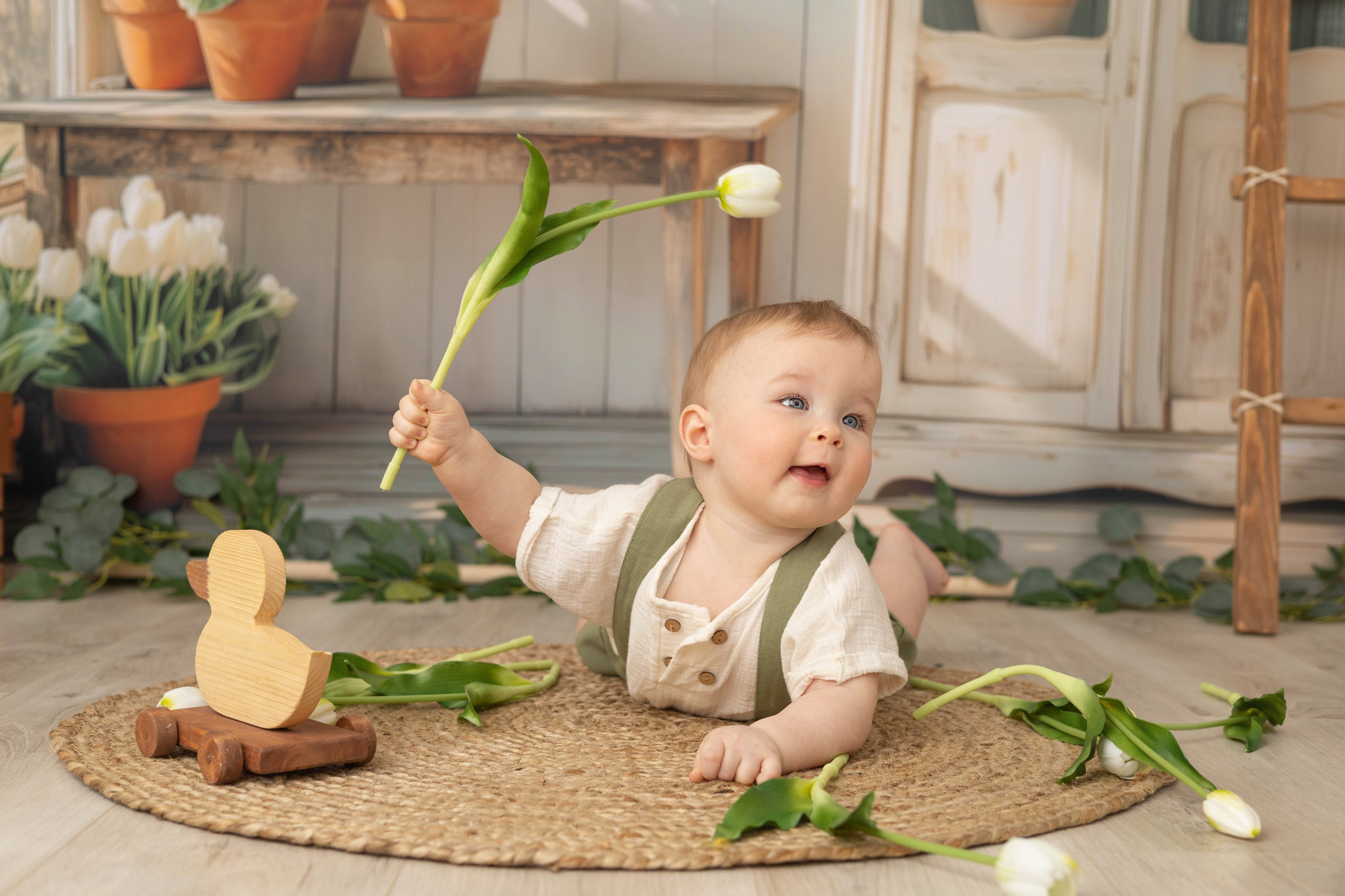 «Тюльпанчики». «Вкадре» — фотосессия новорожденных Тула | детский фотограф в Туле