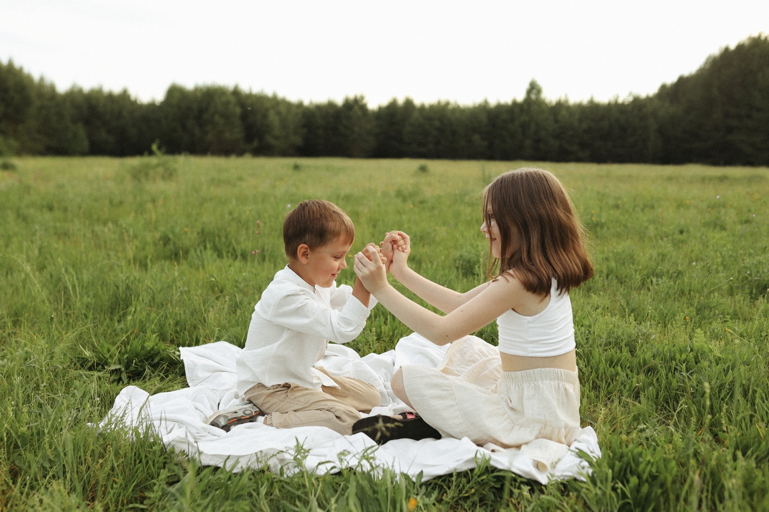 Семья в лесу. Дьячкова Мария фотограф