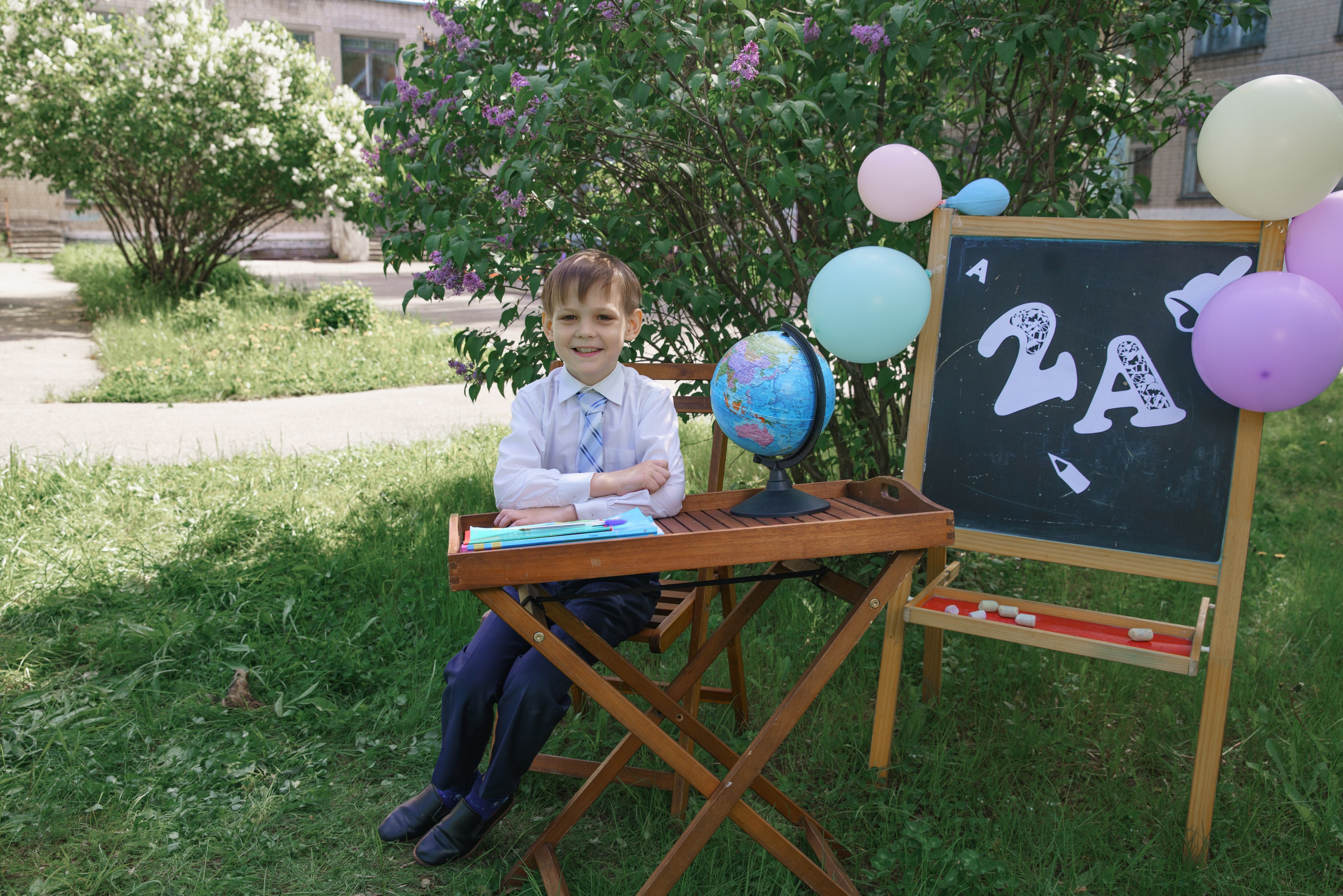 Школьная фотозона. Семейный и детский фотограф в Нижнем Новгороде