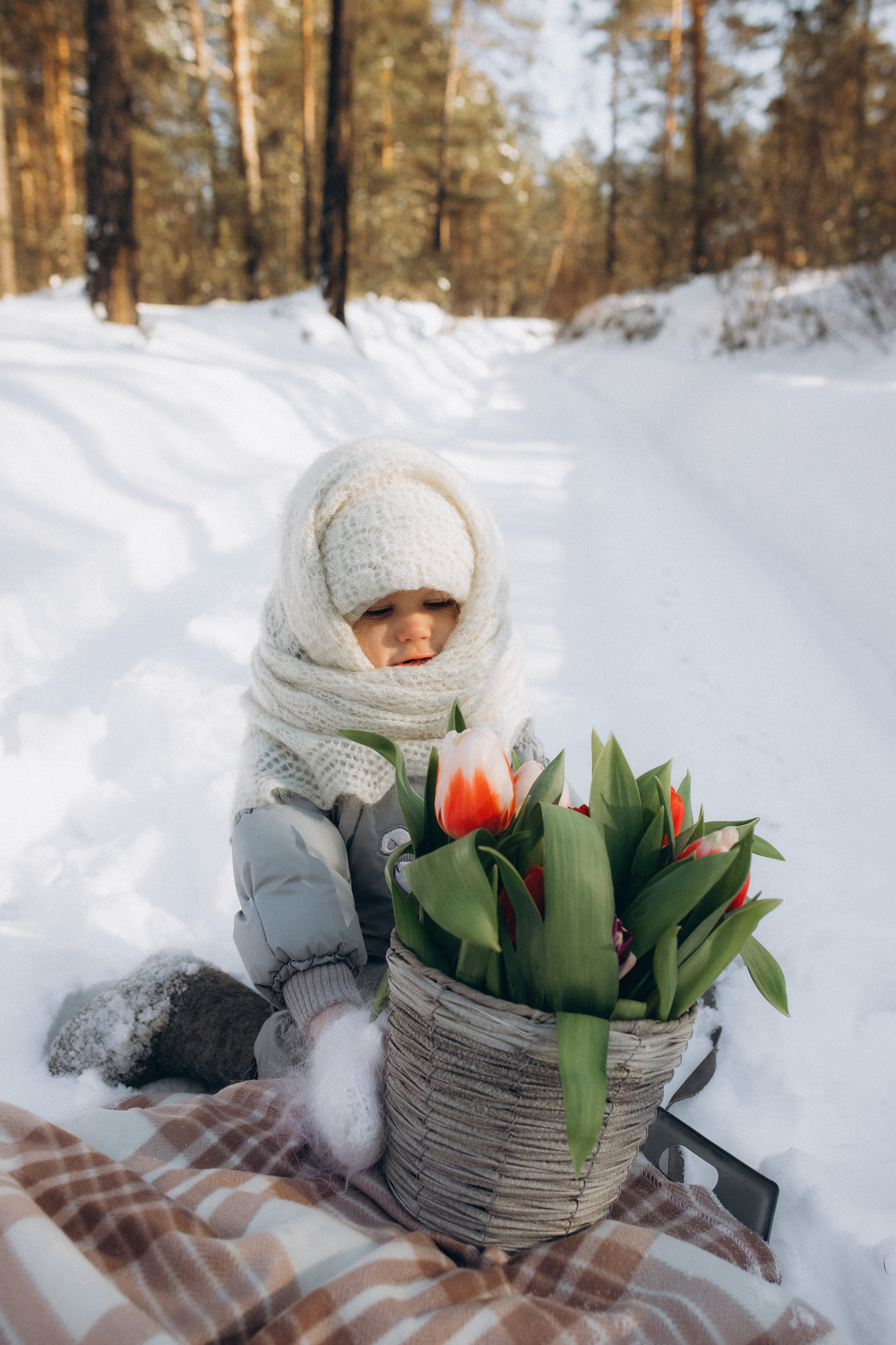 Девочка Зима. Семейный и детский фотограф город Тында Дарья