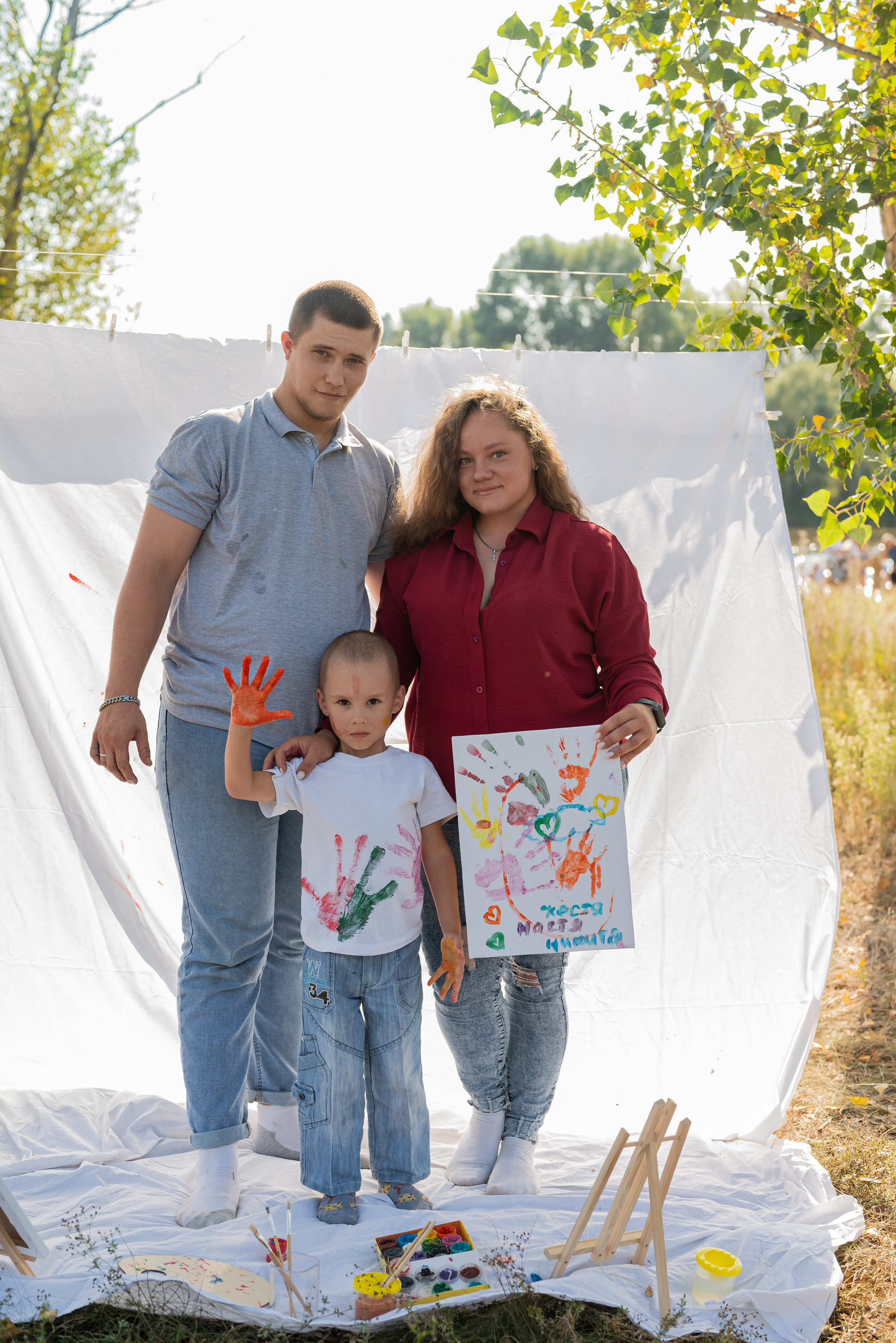 Фотопроект детский с красками на Белой. Фотограф в городе Салават