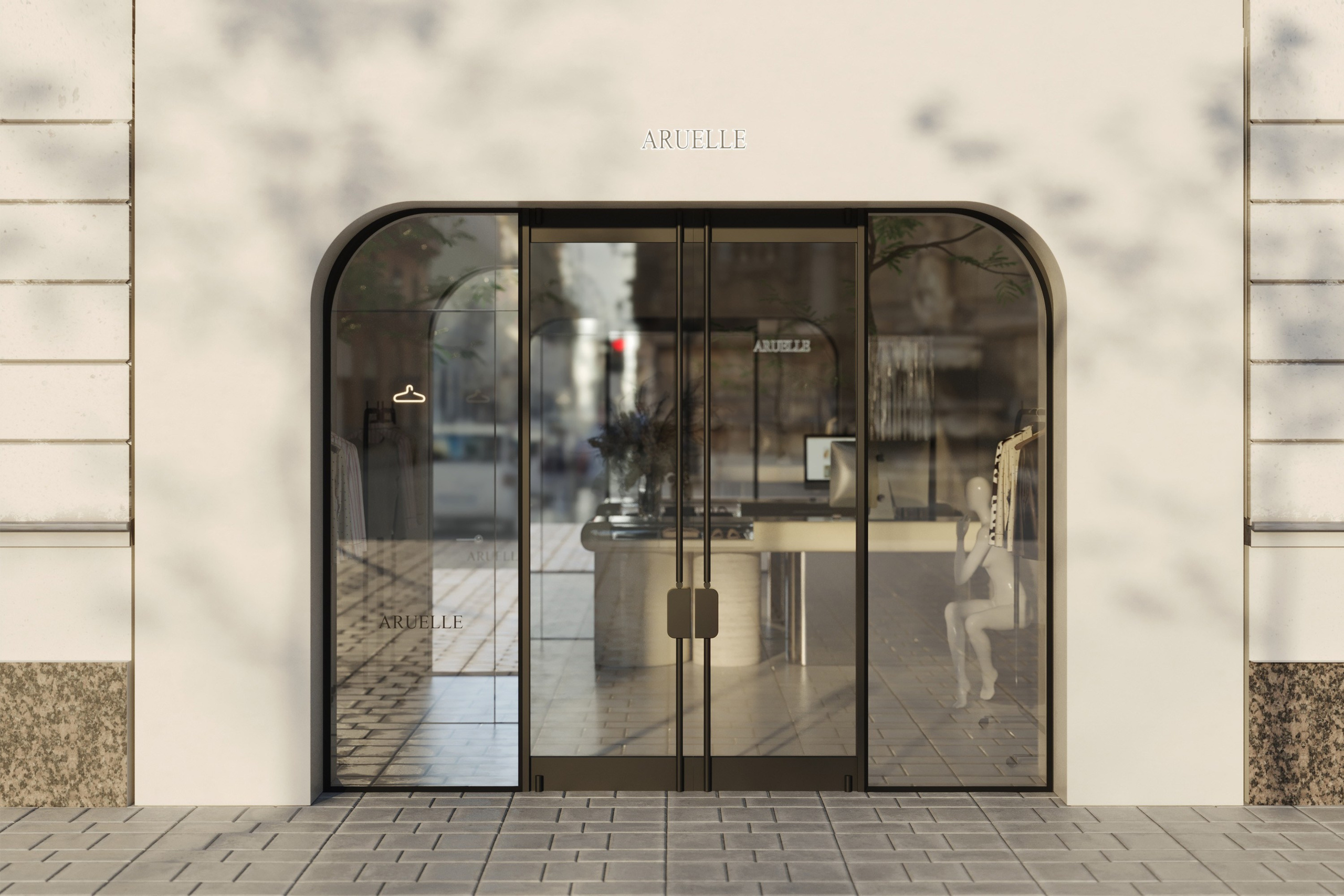 Дизайн-проект интерьера магазина Aruelle
