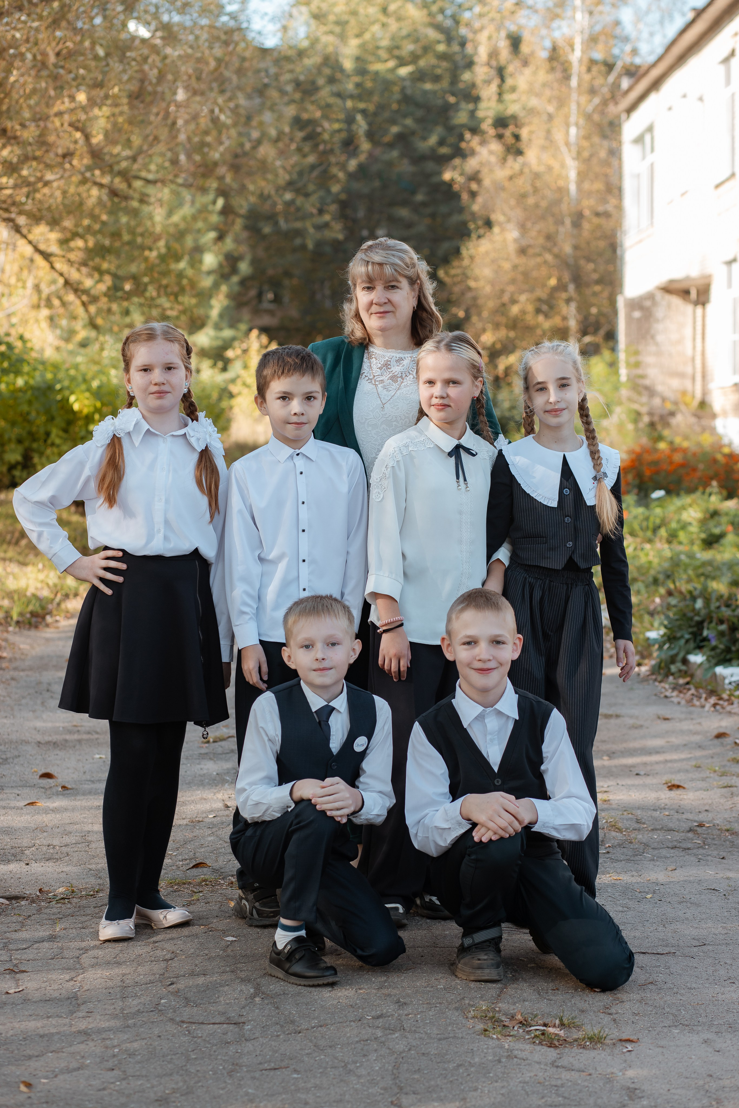 Школа № 19, 4 класс. Фотосессия для выпускной папки. Студия выпускных альбомов Остров