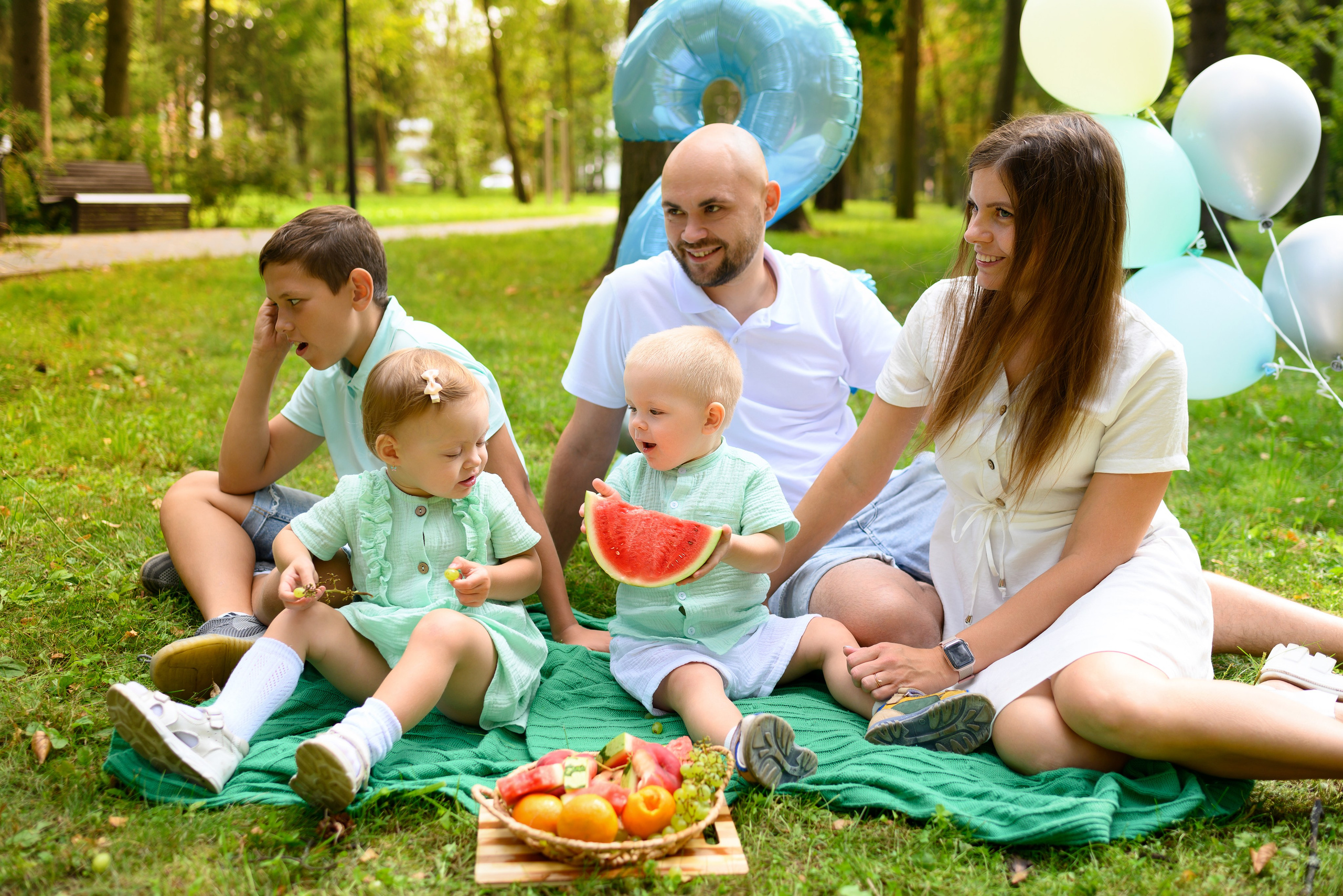 Семейная фотопрогулка. Семейный, детский фотограф в Москве Дегтярева Анастасия