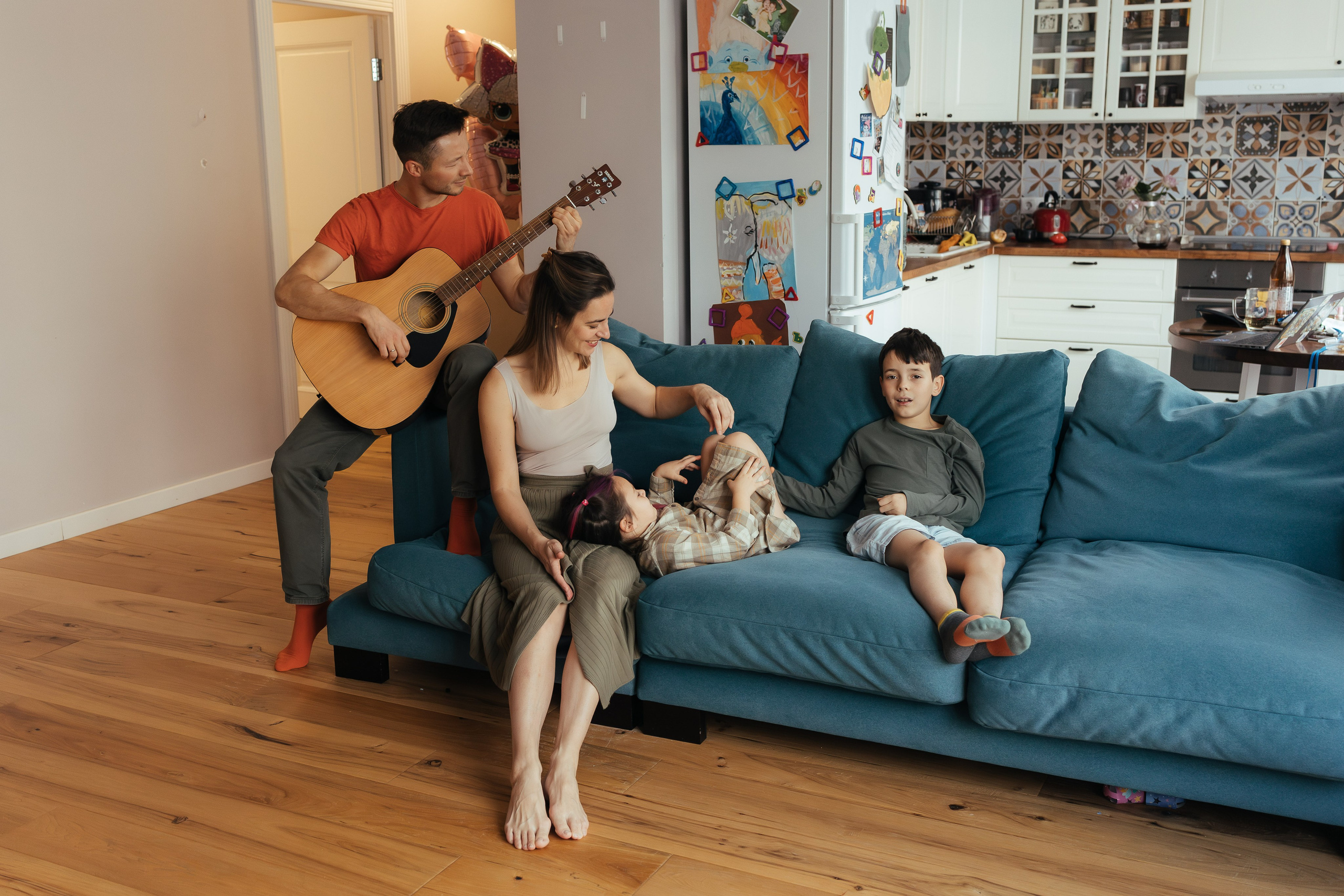 Юлия, Александр, Леня и Алина. Фотограф Печерская Анастасия