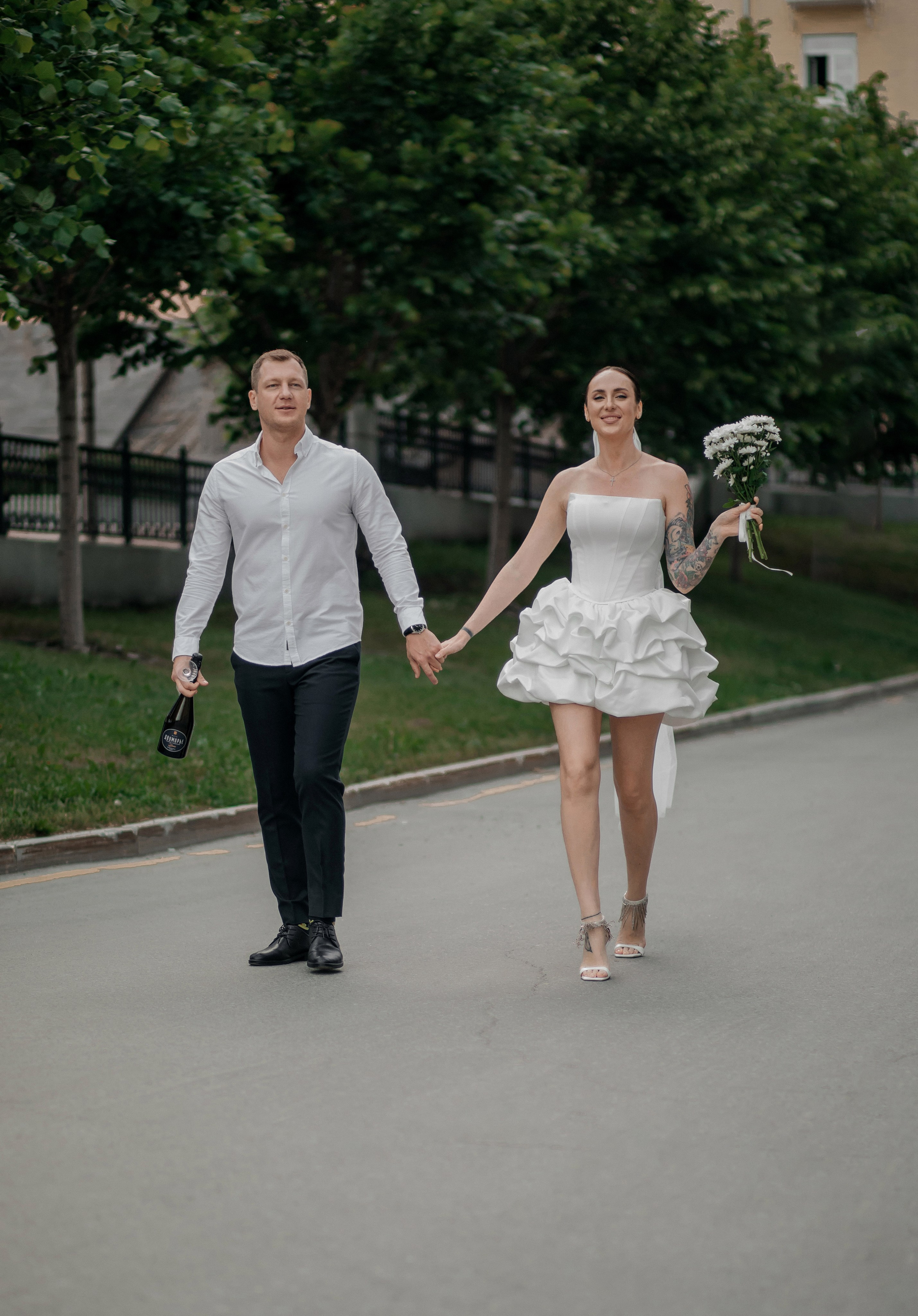 Свадебная прогулка Сергей и Вика. Свадебный и семейный фотограф Ибрагимова Мария из Екатеринбурга