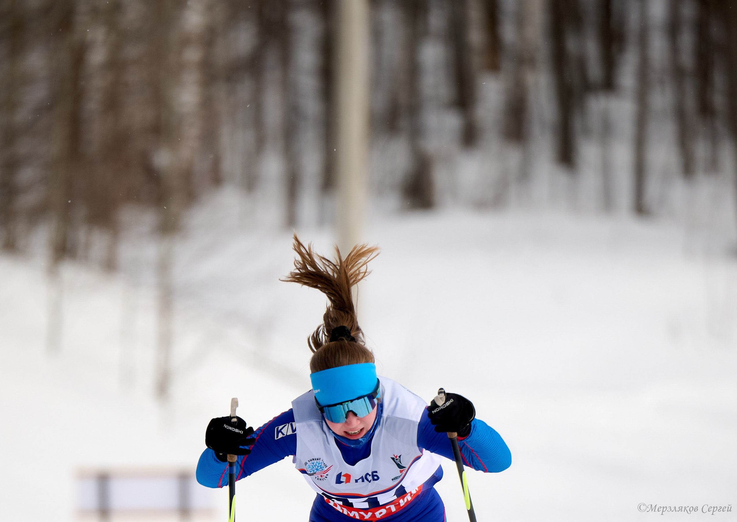 Всероссийские соревнования по лыжным гонкам «Пионерская правда». Ижевс. Спортивный репортажный фотограф в Ижевске Сергей Мерзляков