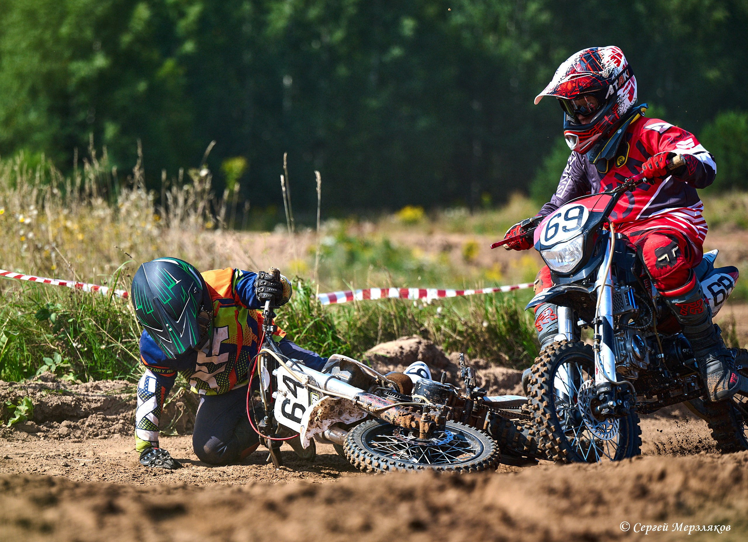 Мотокросс. Орловское. Ижевск. 25.08.2024. Спортивный репортажный фотограф в Ижевске Сергей Мерзляков