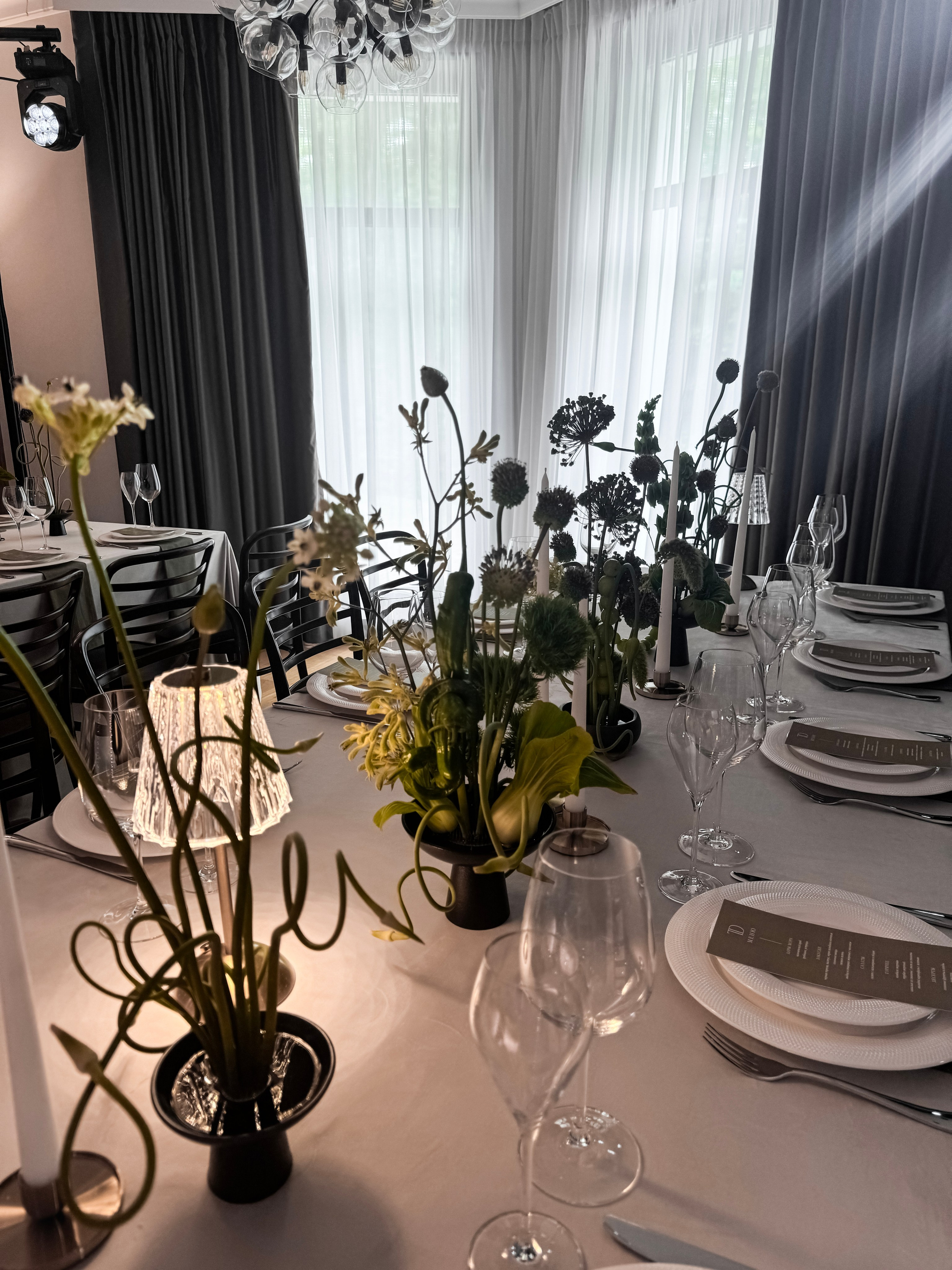 Оформление ужина. Ксения Почтарь. Декоратор и флорист, город Владивосток