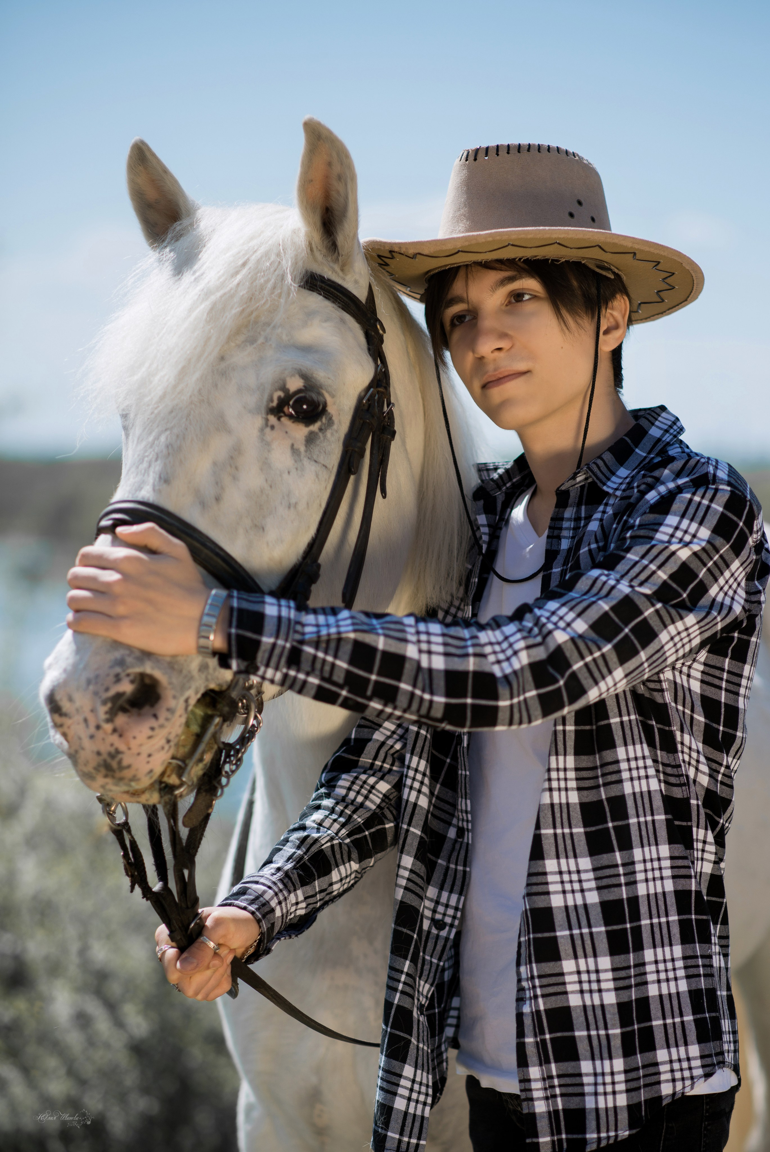 Семейная съемочка с Чингизом. Конный фотограф в Саратове Юлия Иванова