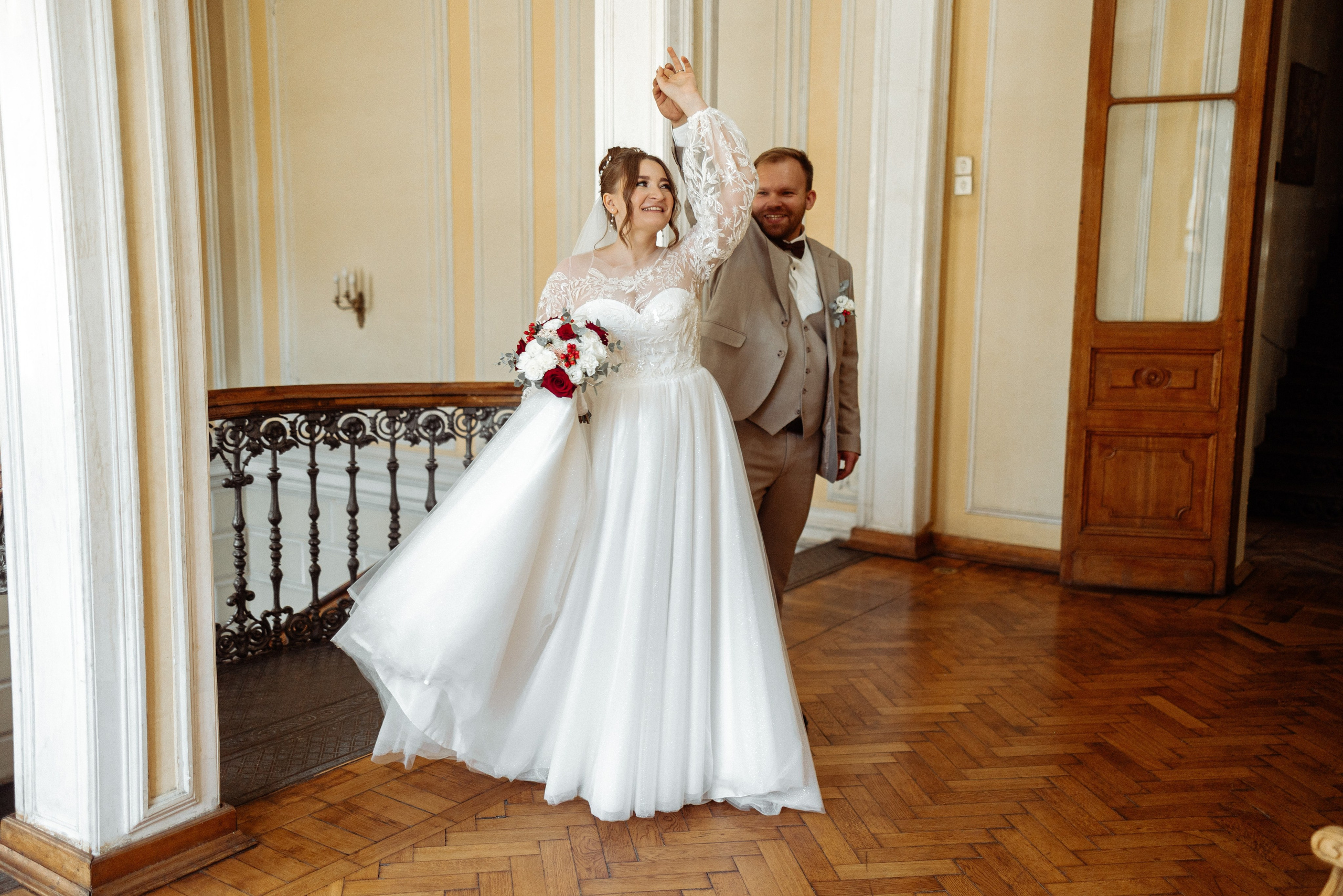 Библиотека имени Пушкина. Свадебный фотограф Маргарита Глумскова