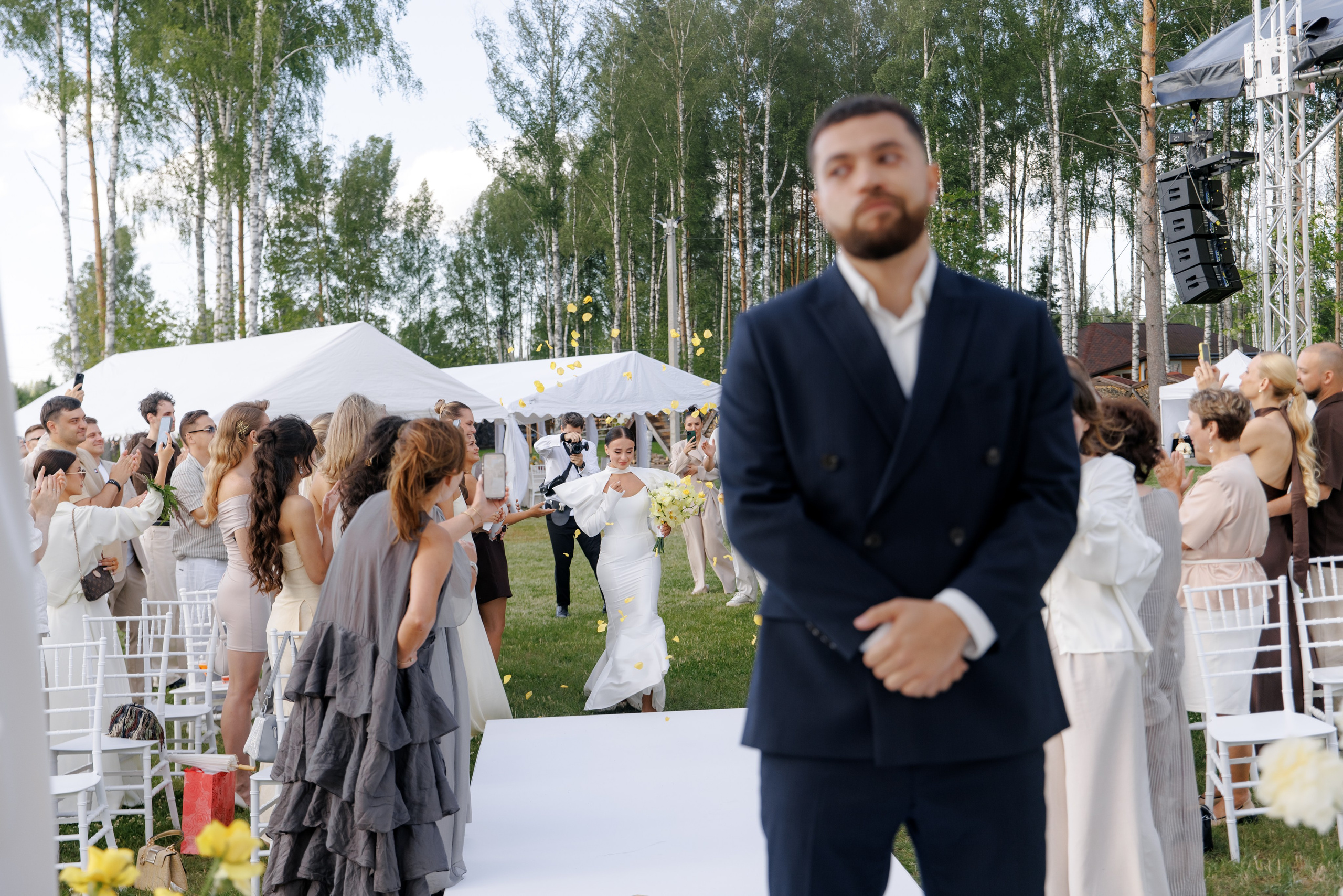 Свадьба в Ярославле — серия парк отель Мазай, фуршет, выездная регистрация, свадьба под открытым небом | Портфолио. Свадебный фотограф в Москве, Ярославле Виталий Квант