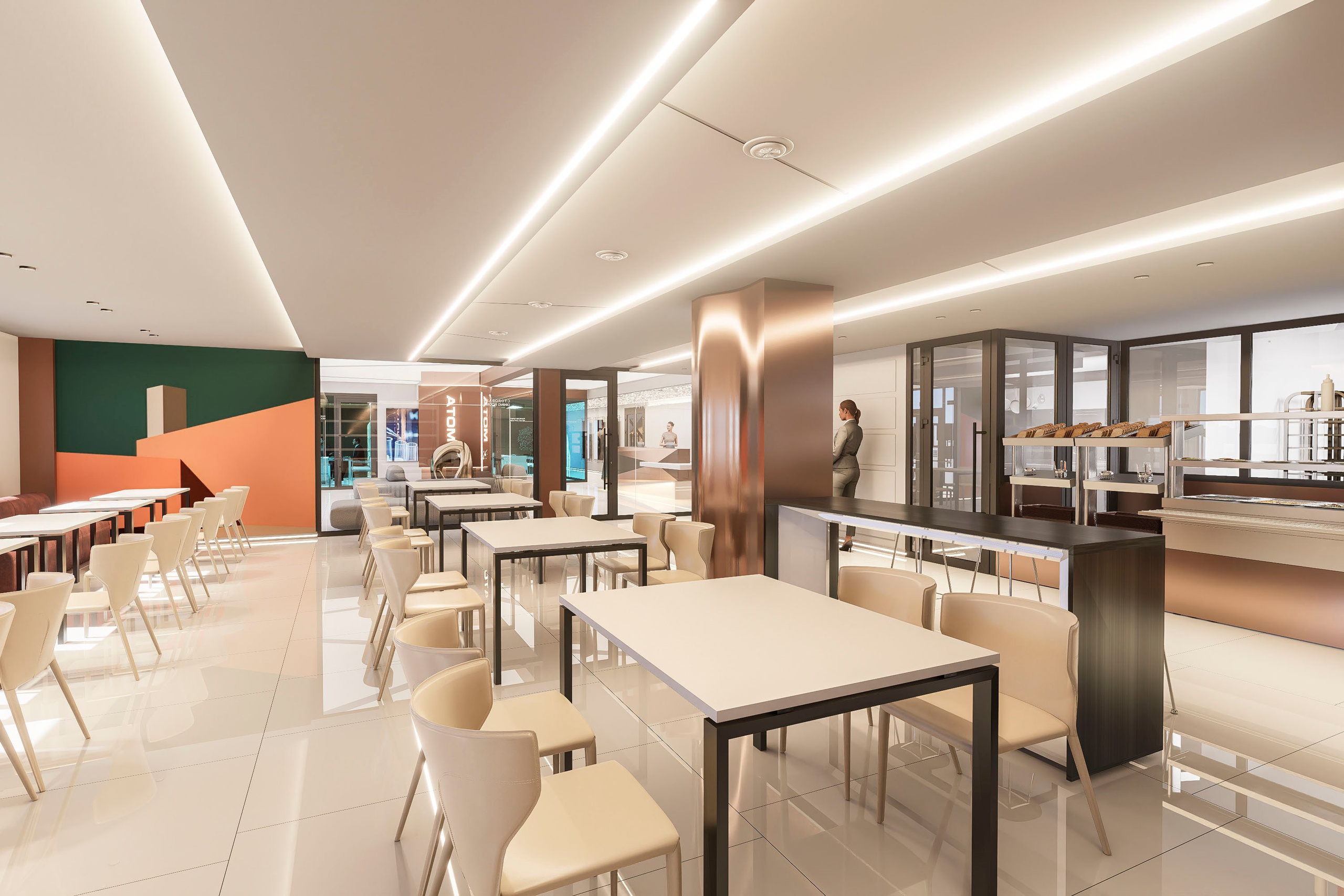 Лаборатория Атом. Интерьеры. Архитектурно-дизайнерское бюро ROOMS