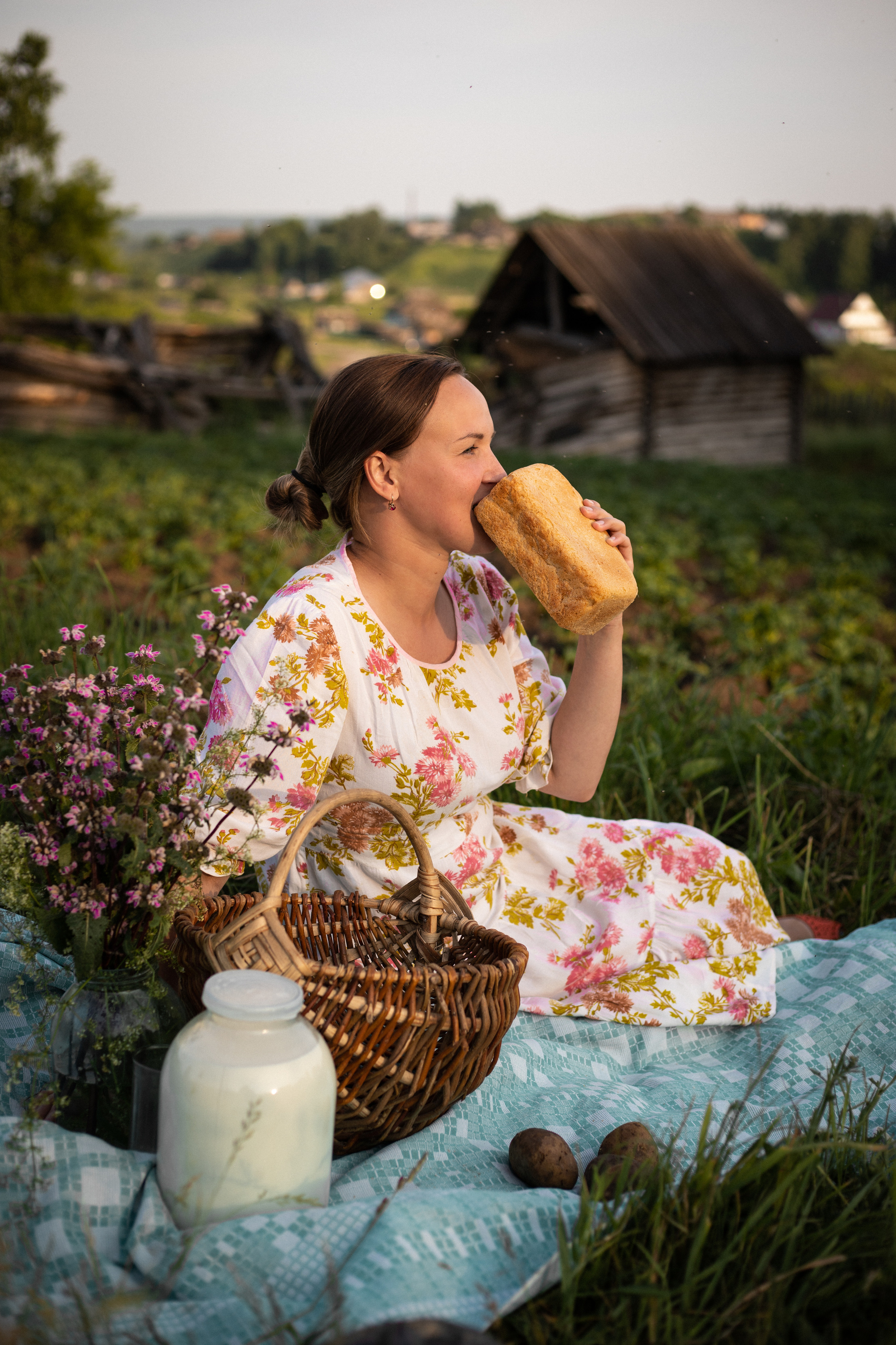 Творческий проект - Деревня. Семейный и женский фотограф Кемерово Мария Степ
