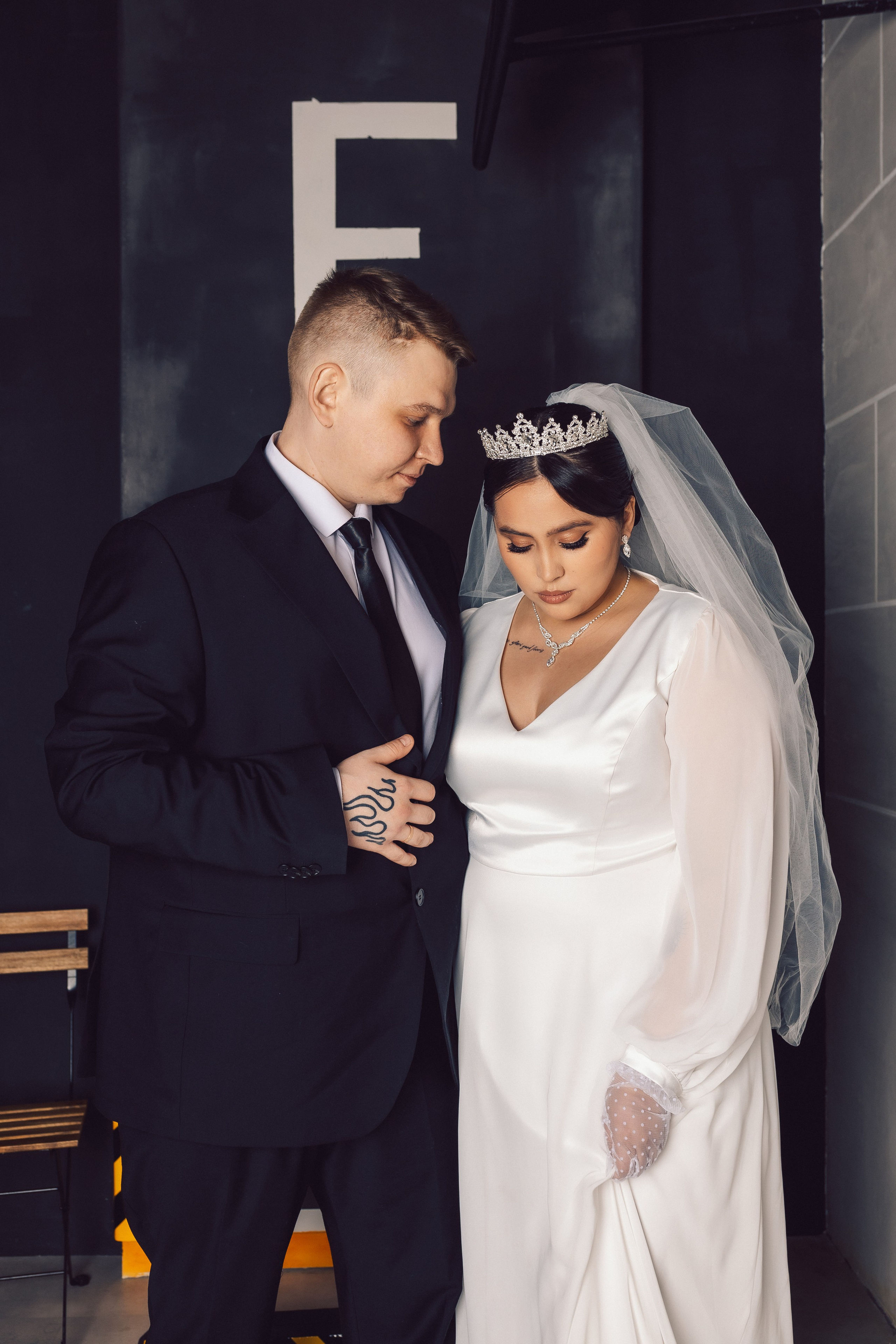 Свадебная съемка в студии. Фотограф Красноярск Архипова Алина