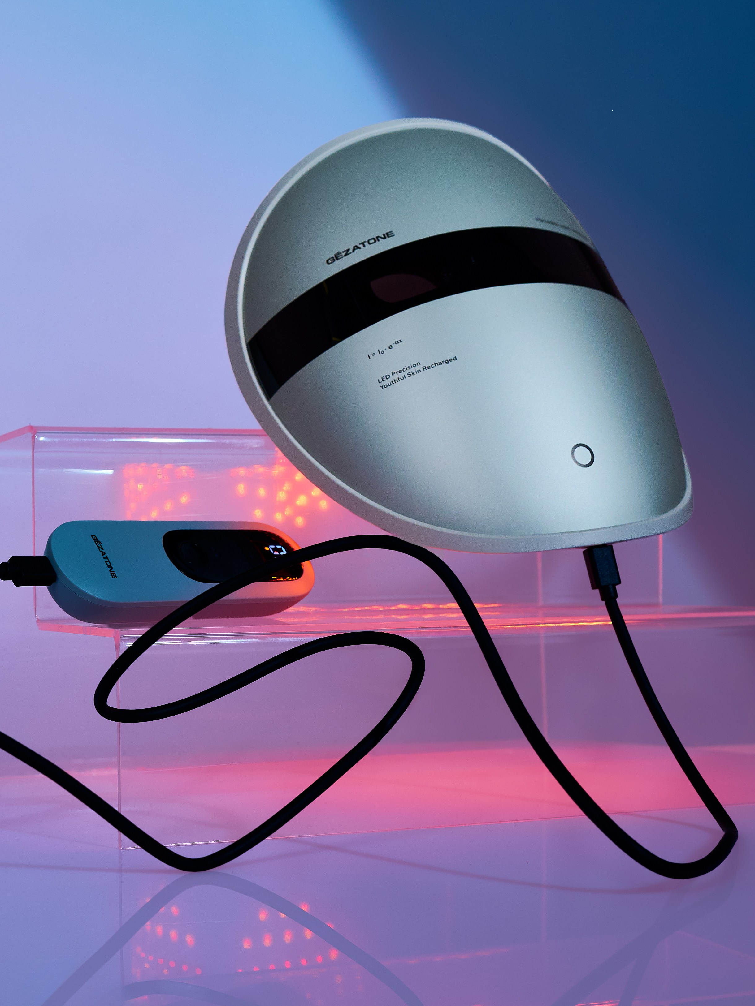 LED Маска GEZATONE. Коммерческий фотограф в Москве Билуши Василиса