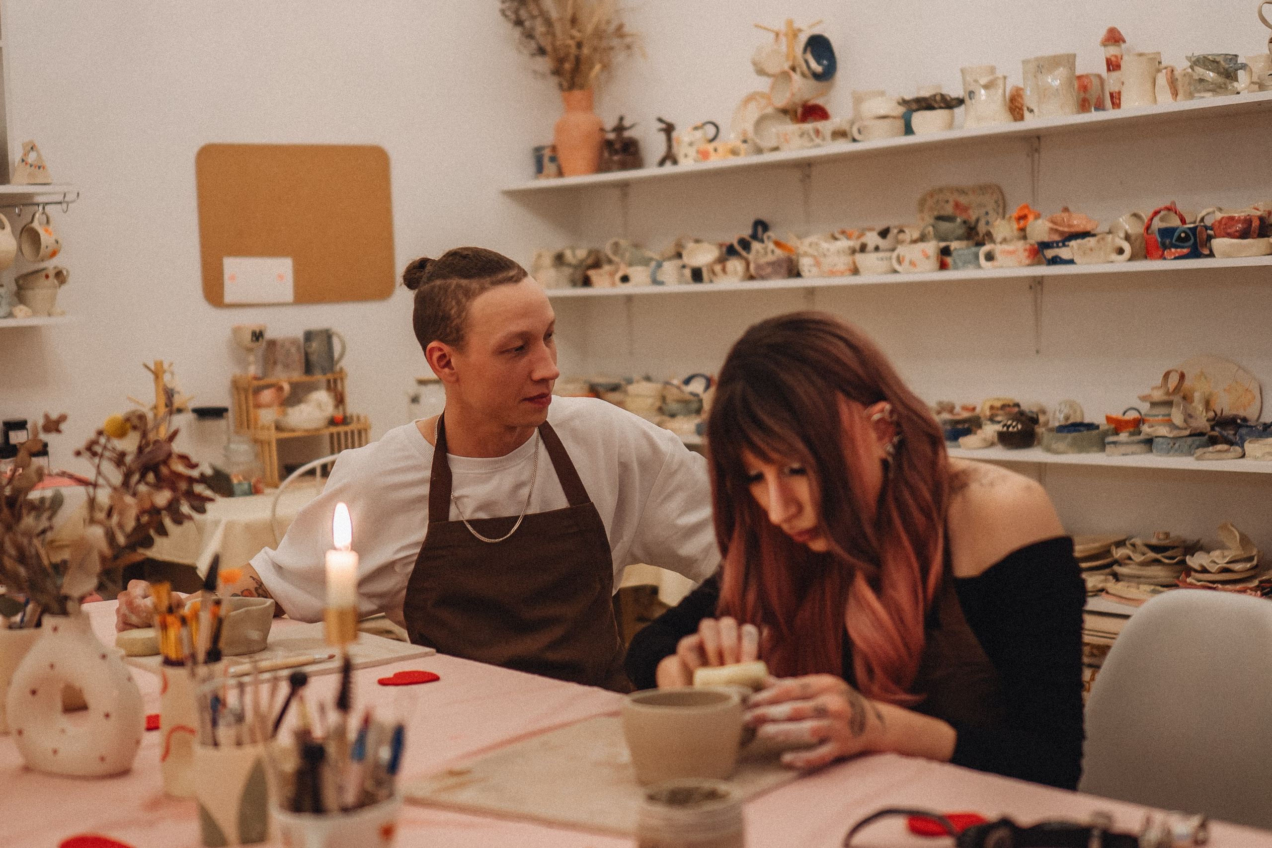 СВИДАНИЕ В ГОНЧАРНОЙ МАСТЕРСКОЙ. Профессиональный фотограф, Санкт-Петербург — Виктория Богомолова