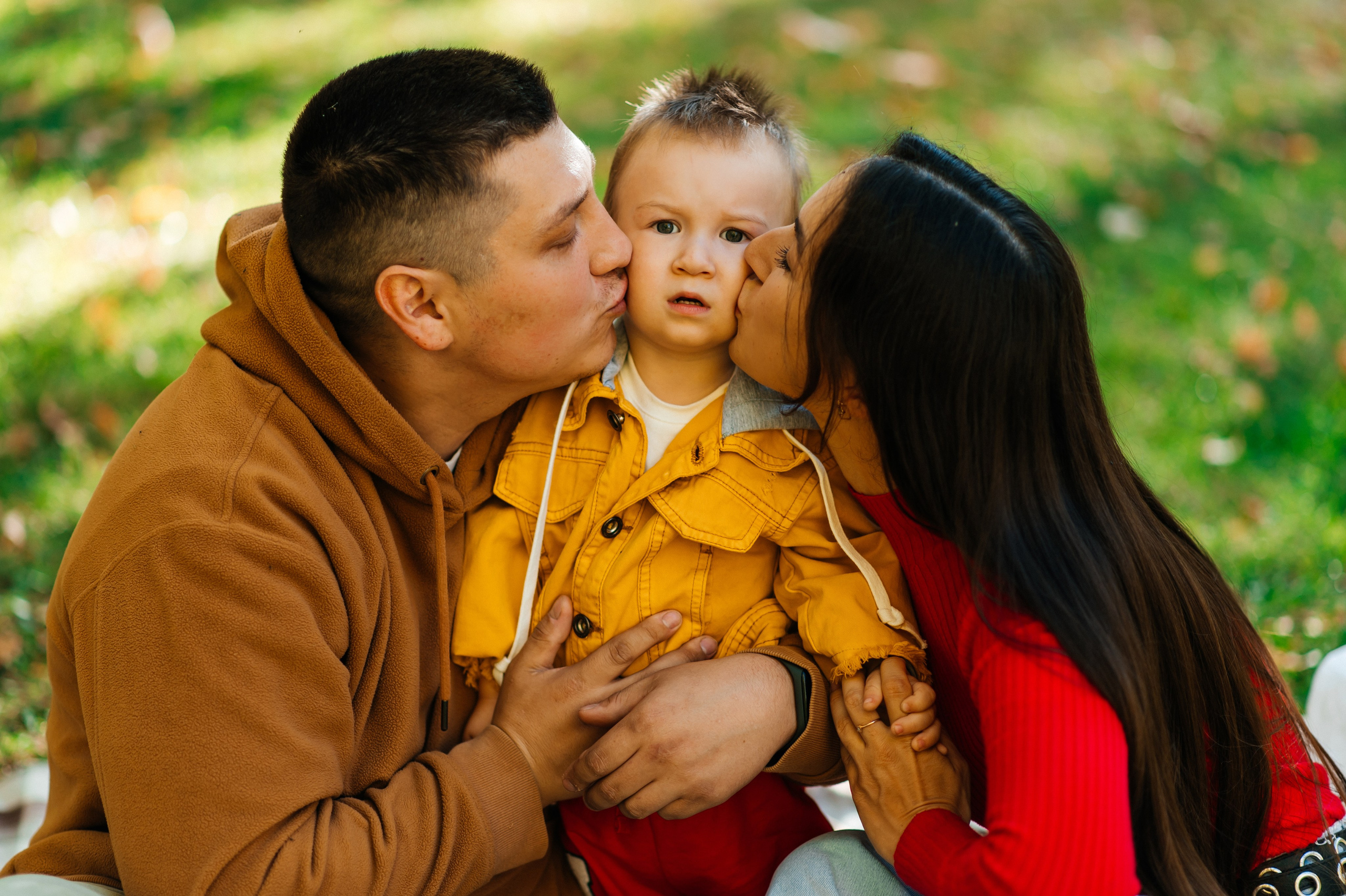 Осенью в парке. Семейный фотограф в Оренбурге Анна Рожкова