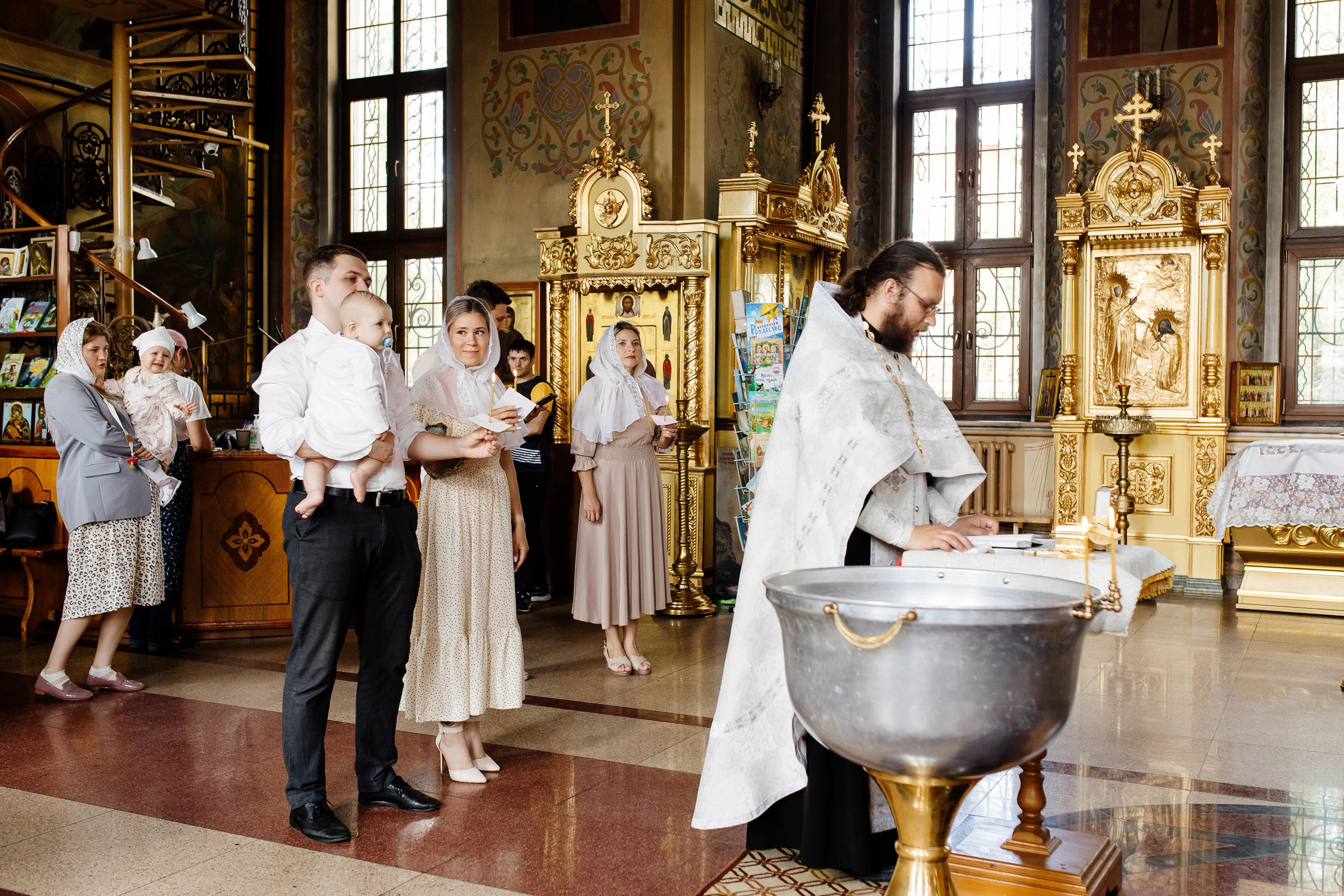 Крещение Луки. Свадебный и семейный фотограф Екатерина Иванова