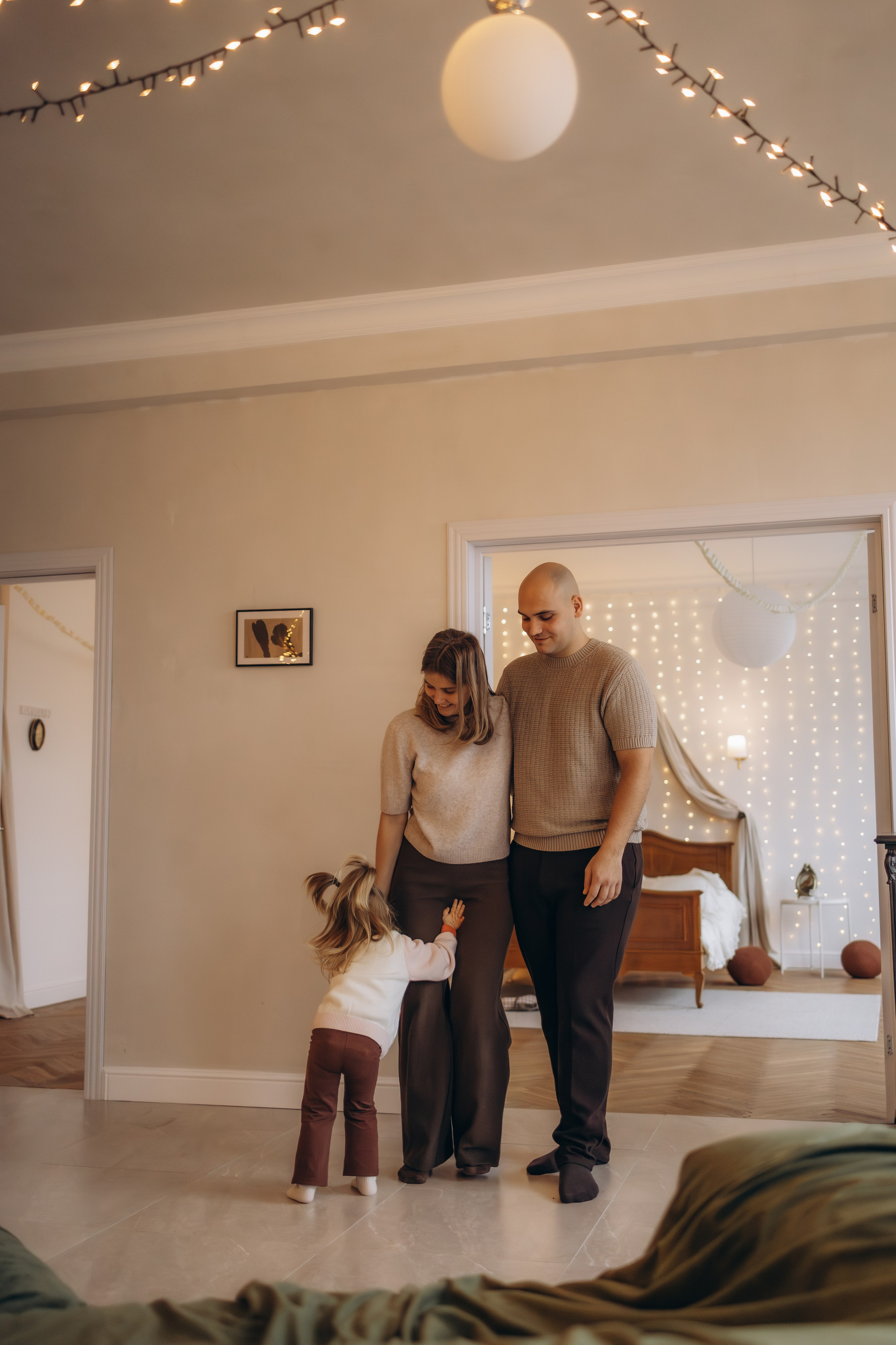 Новогодняя семейная в студии, г. Обнинск (Калужская обл.). Надежда Стар семейный и церковный фотограф в Жукове и Калужской области