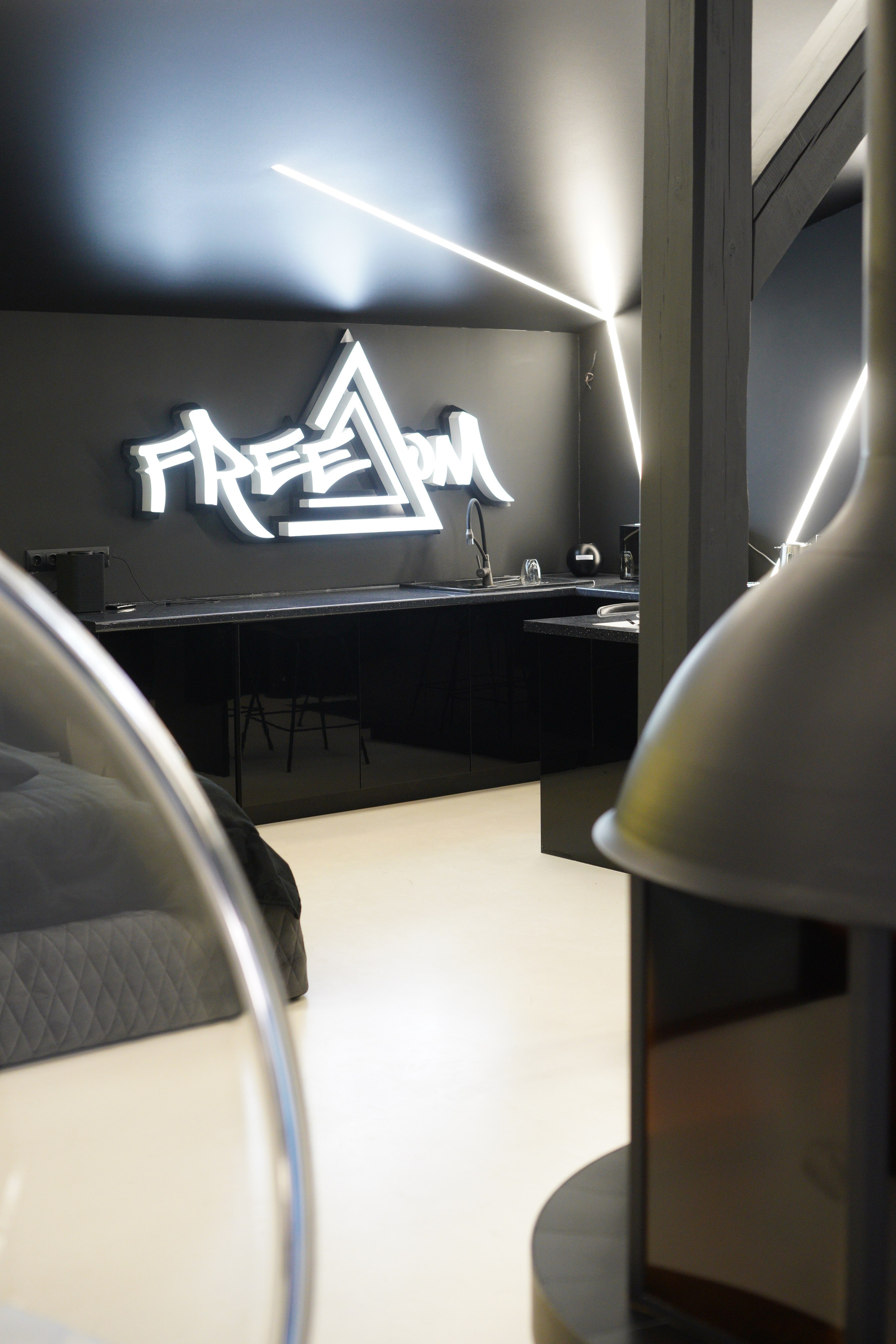 Умный гостевой дом «Freedom» с. Терскол, Приэльбрусье. Дизайн интерьера, 3D визуализация и 3D моделирование. Создание проектов и чертежей. КМВ: Кисловодск, Пятигорск, Ессентуки и удаленно