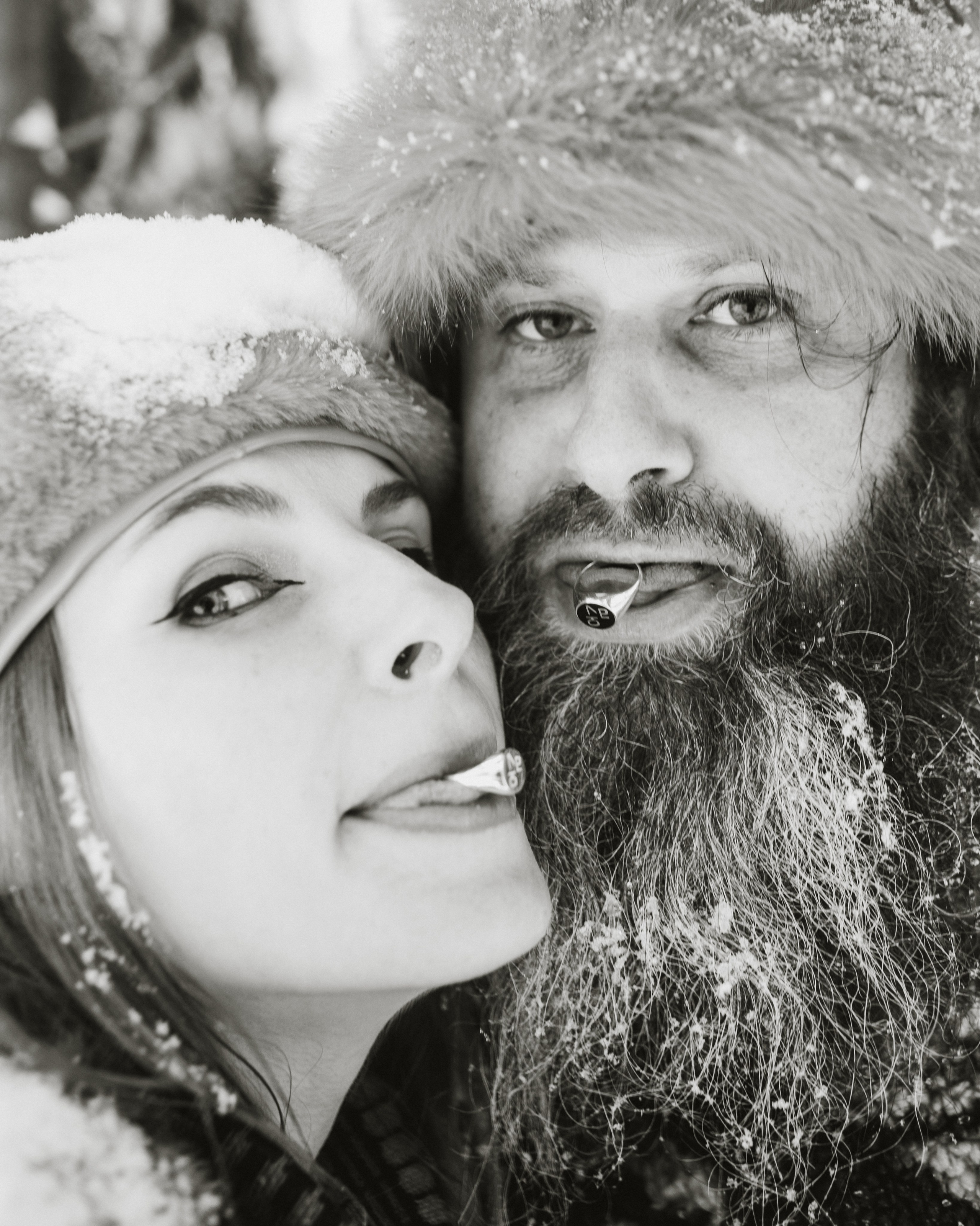 Свадебная съёмка в зимнем лесу. Фотоведьма Дарья Нечинская