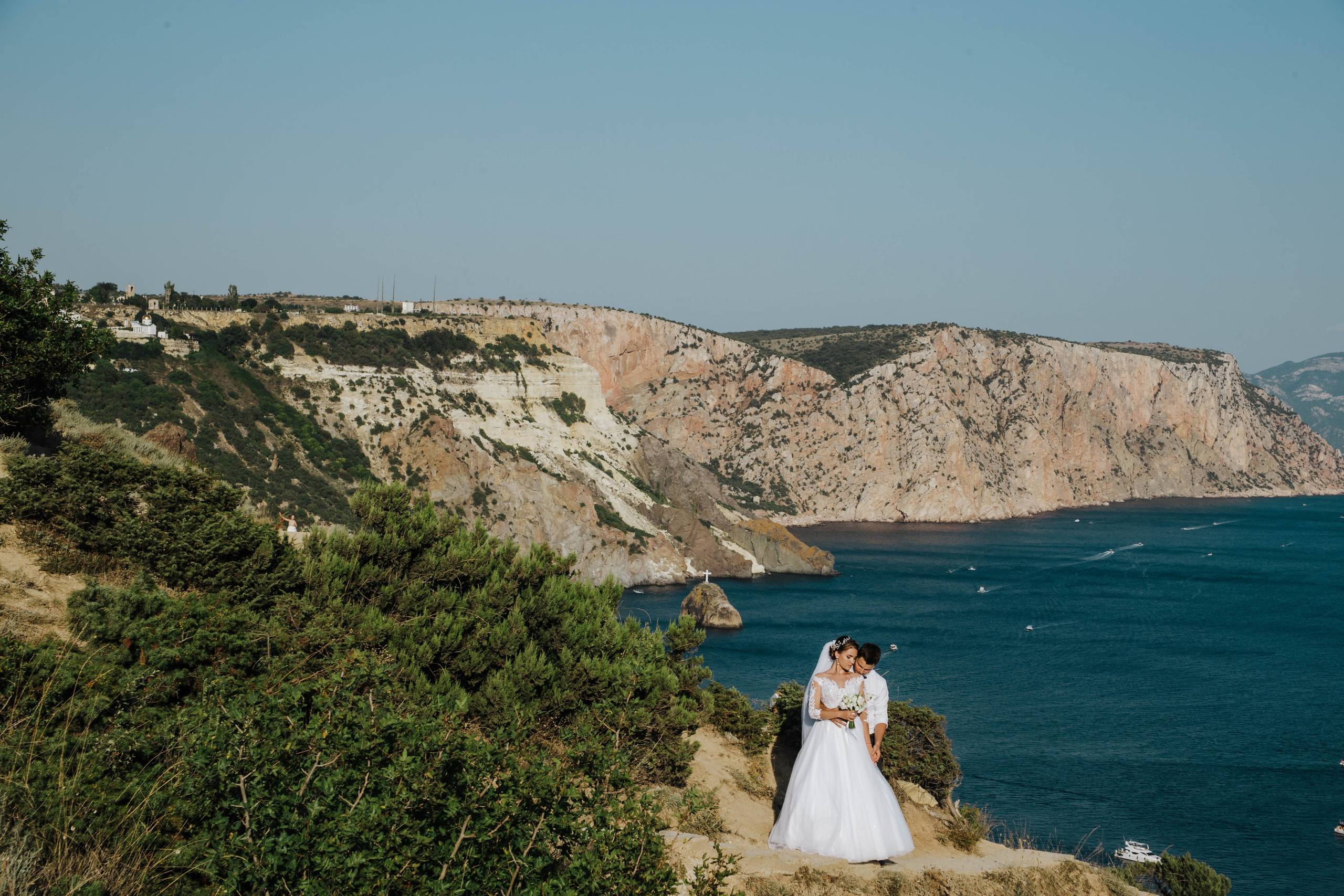 Татьяна & Артём. Свадебная фотосессия Воронцовский дворец и мыс Фиолент. Свадебный и контент фотограф в Севастополе и Крыму Марина Данилова