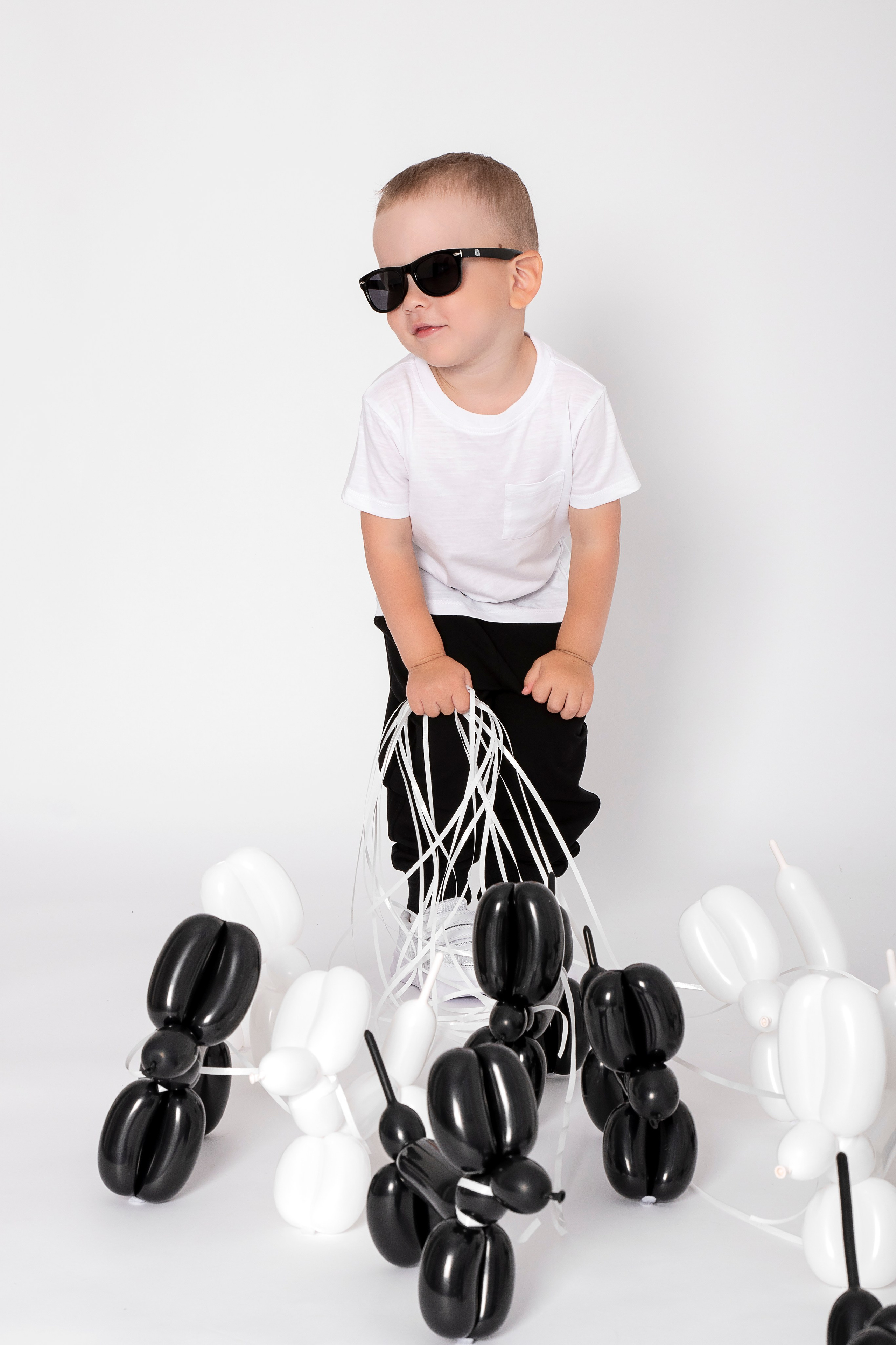 Фотосессия с воздушными шариками для Саши. Фотограф Наталья Жильцова