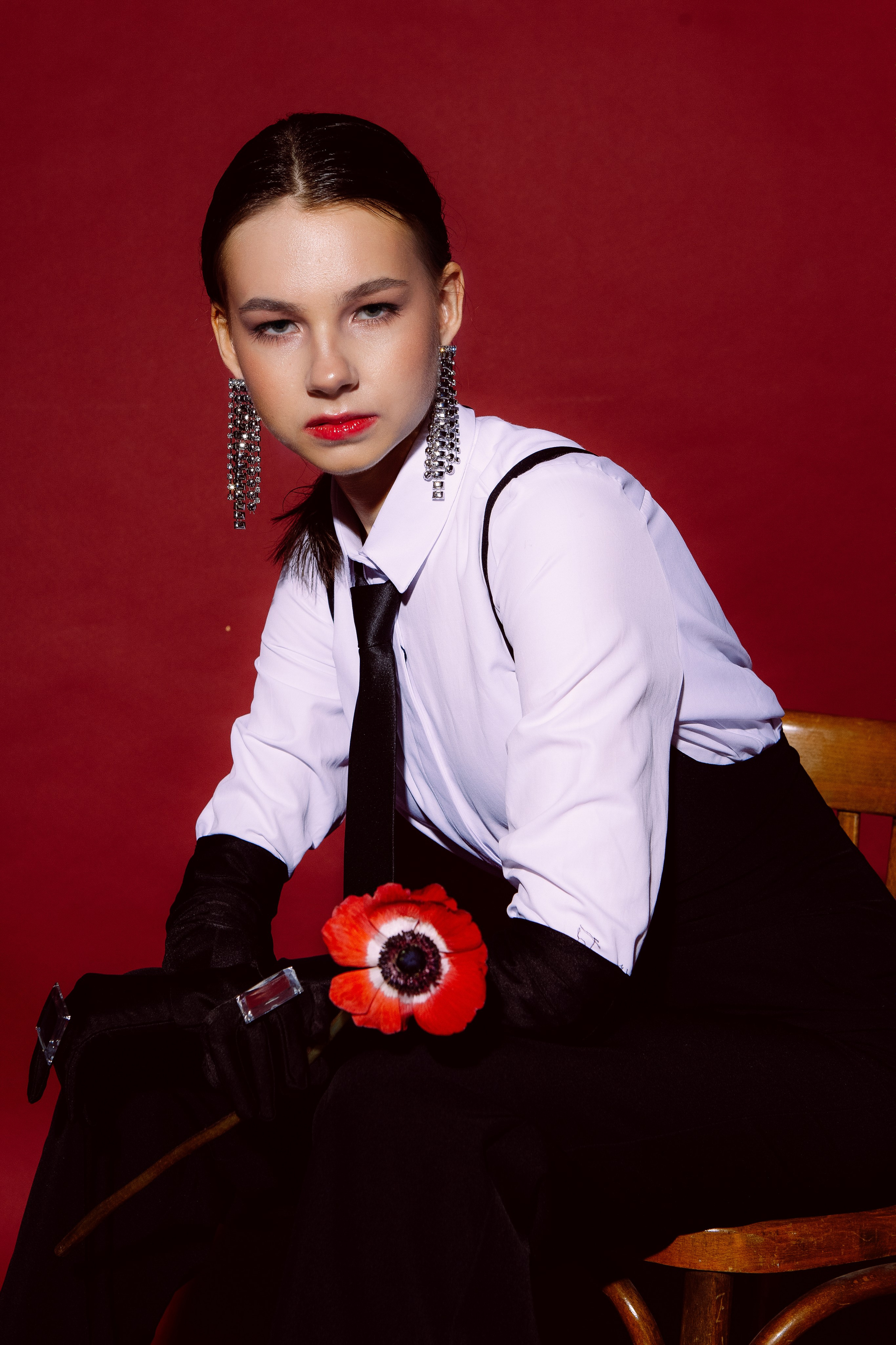 Лиза in red. Портретный фотограф в Иванове Ольга Гуральник