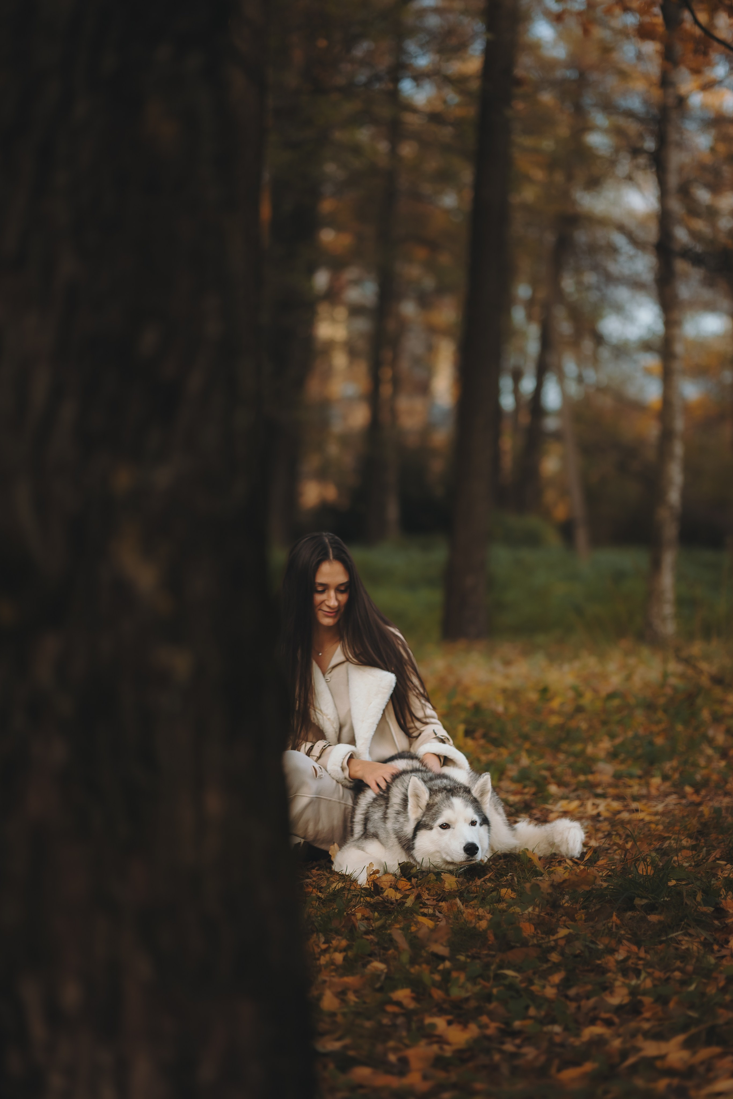 Настя и Айс. Фотограф-анималист в Санкт-Петербурге Алина Яхонт