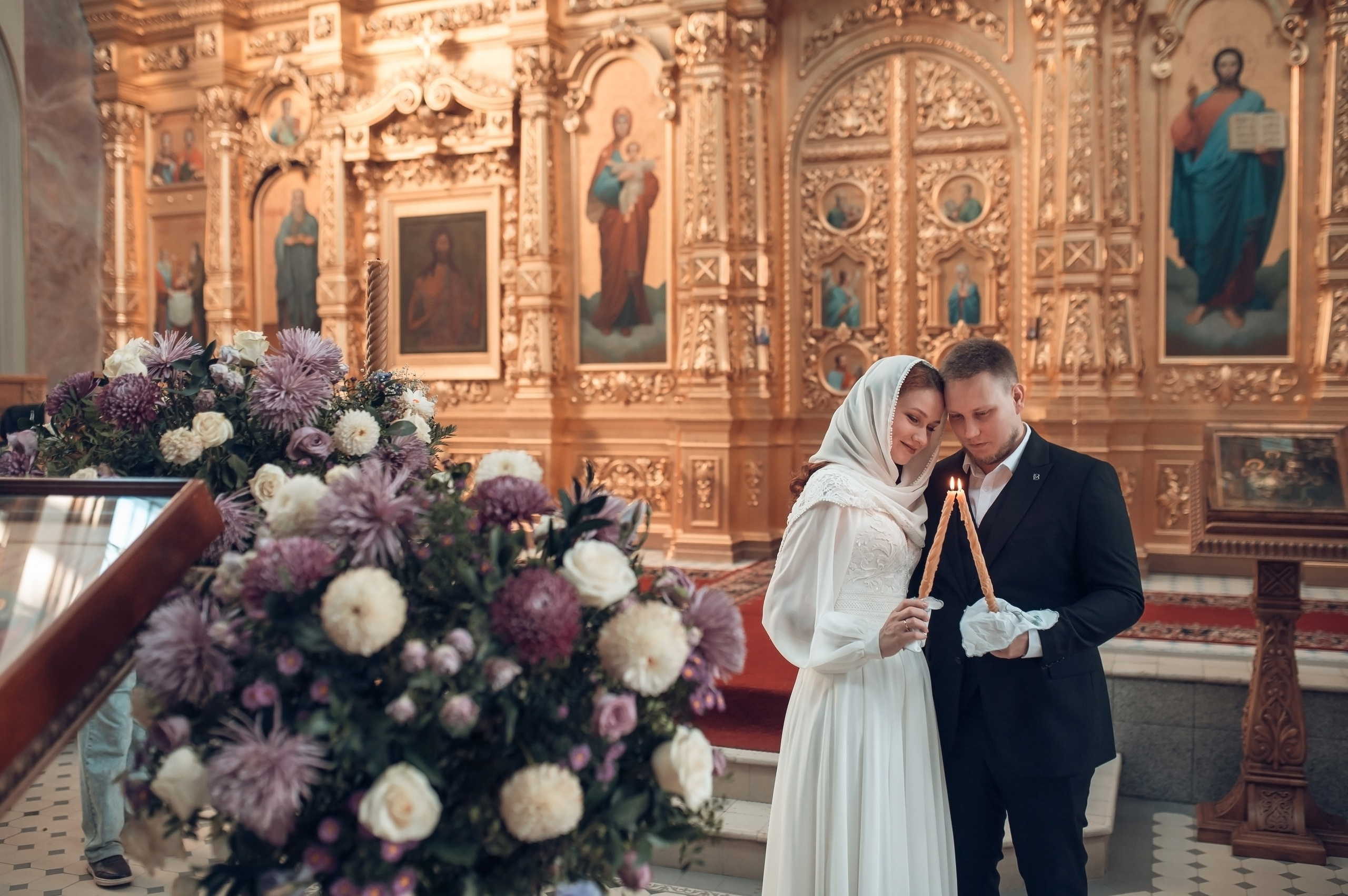 Таинство Венчания Христорождественский кафедральный собор. Семейный фотограф Олеся Батурина Рязань