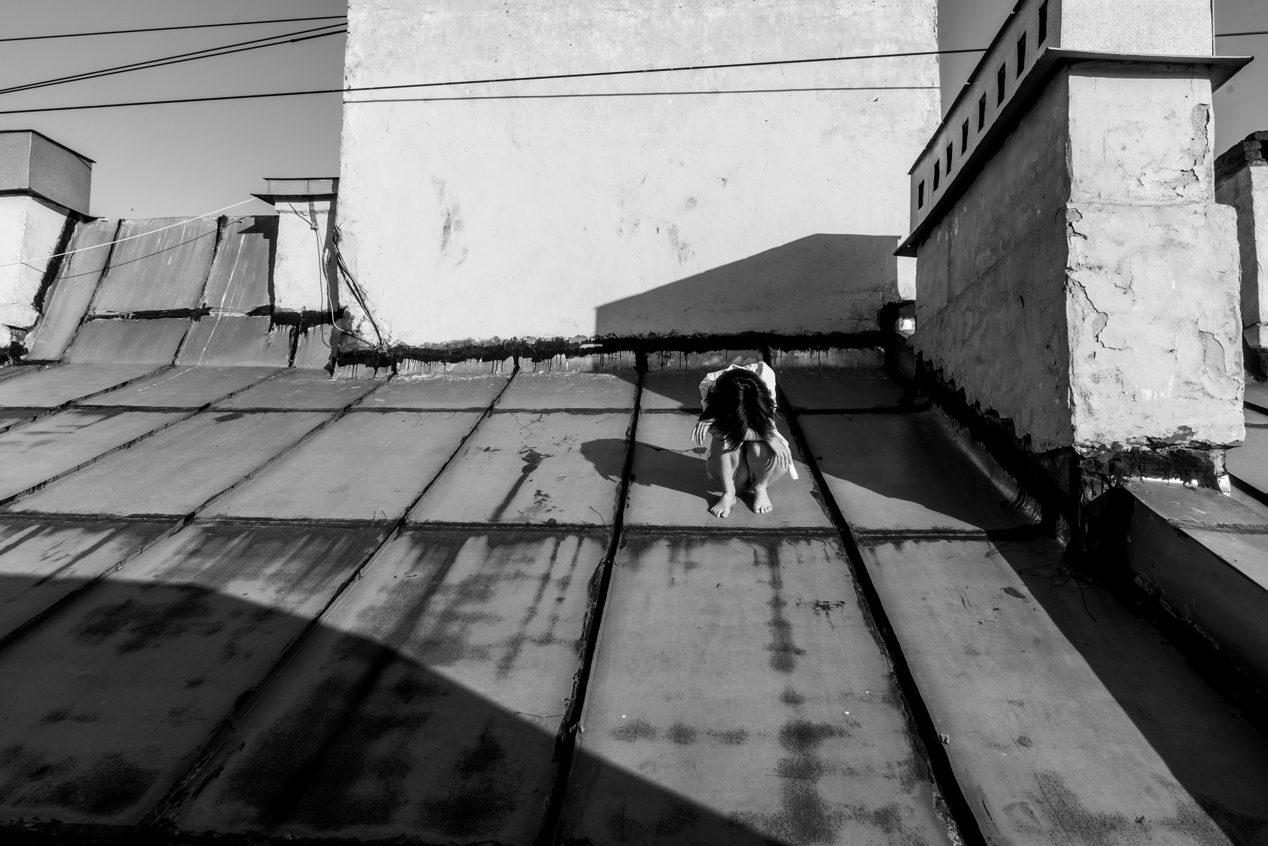 На крыше. Портретный и архитектурный фотограф в Москве и Санкт-Петербурге