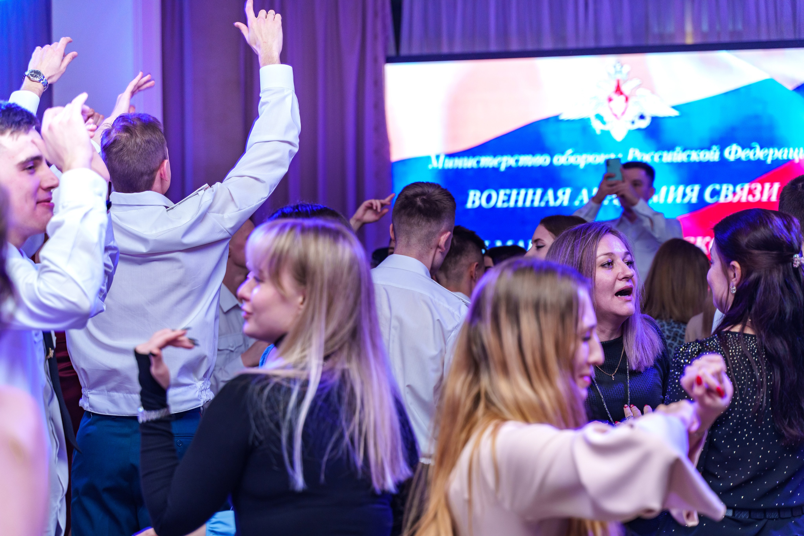 Фотосъемка выпуска военной академии и вручение дипломов