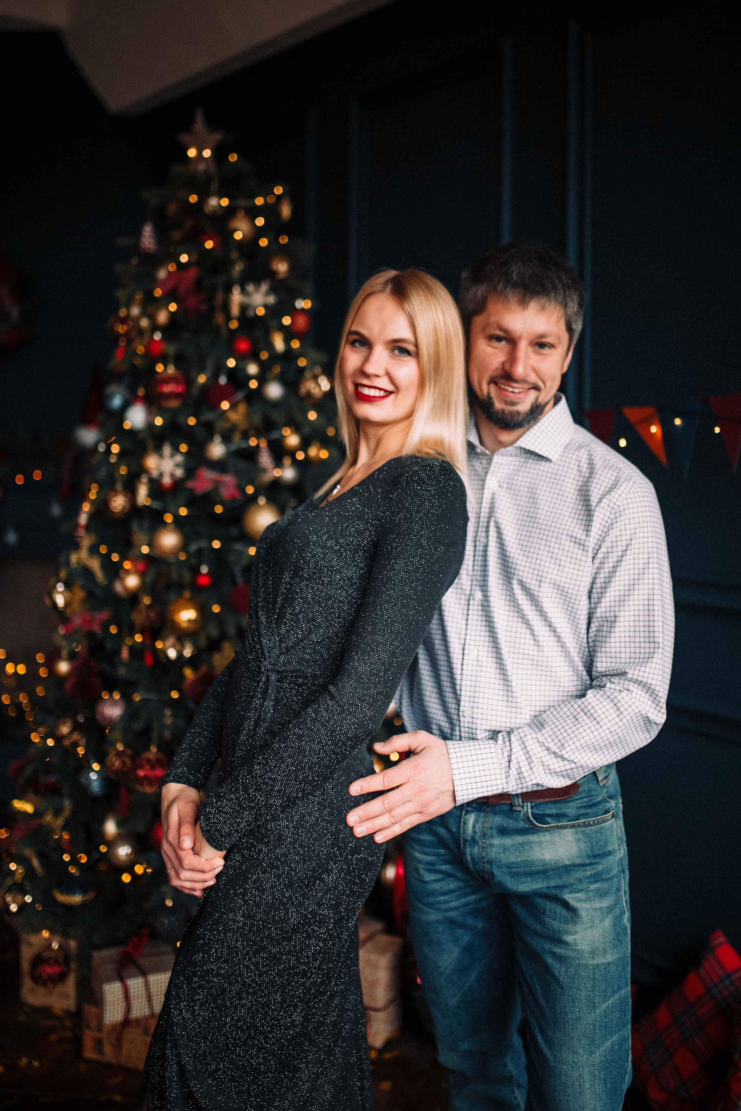 Семейная новогодняя. Свадебный и семейный фотограф Москва Екатерина Верижникова