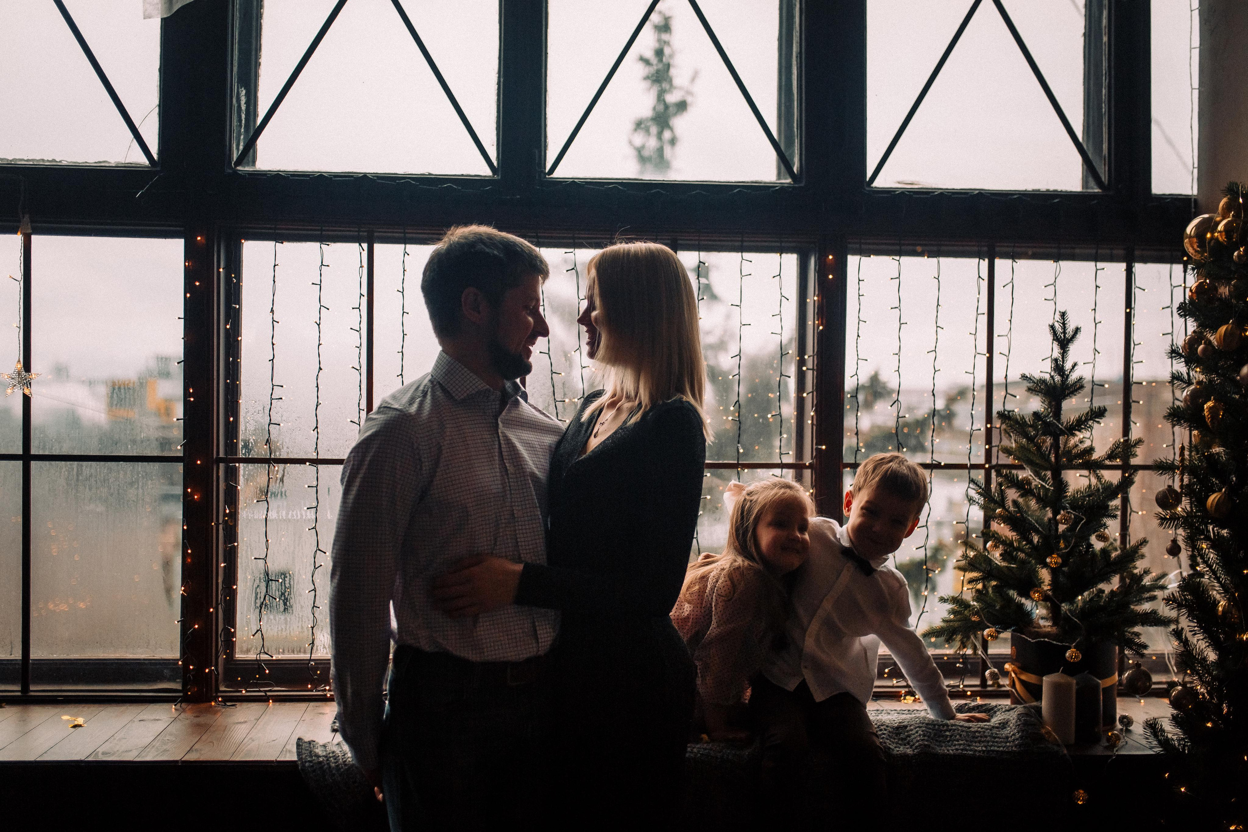 Семейная новогодняя. Свадебный и семейный фотограф Москва Екатерина Верижникова