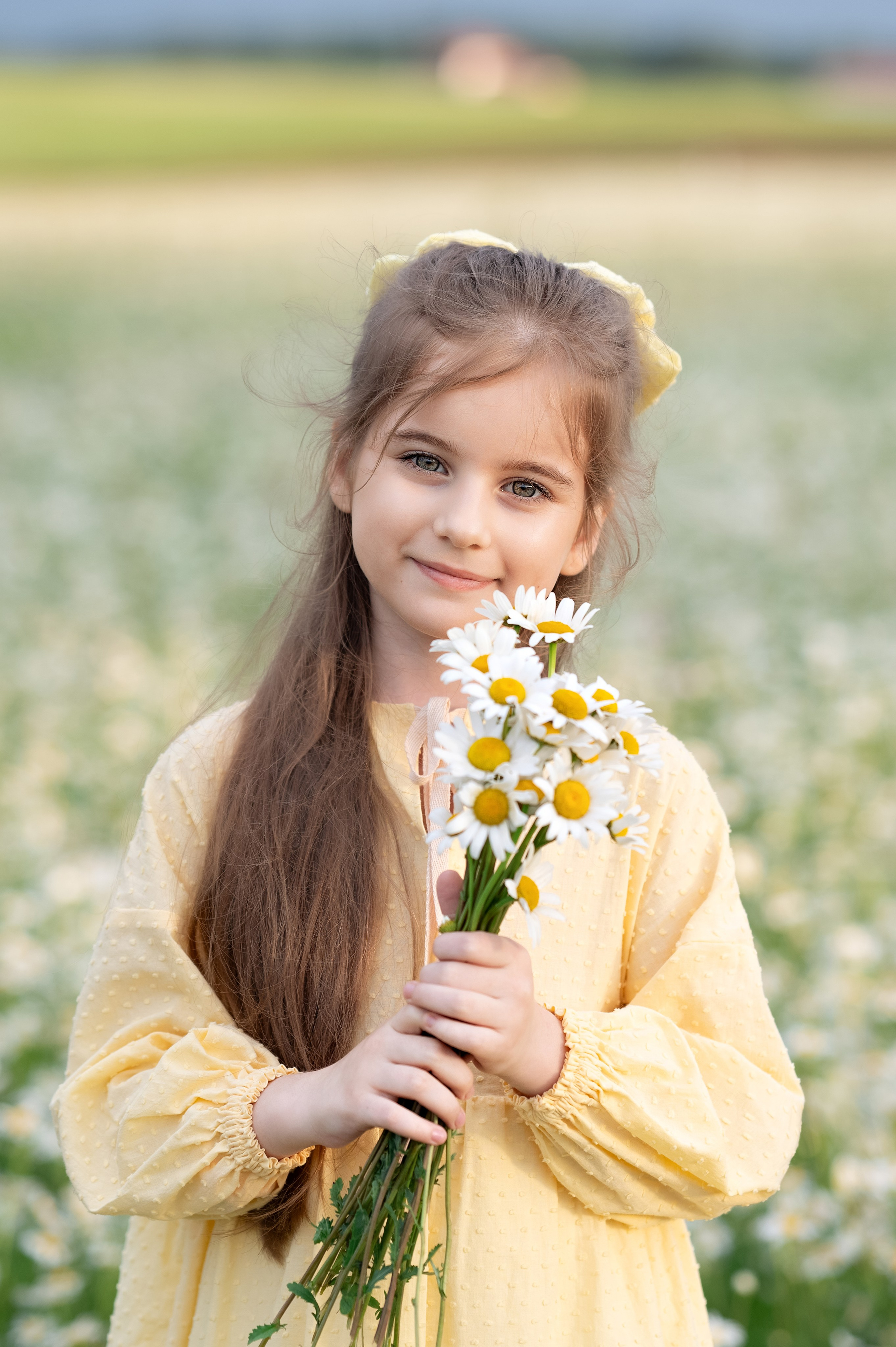 Ромашковое поле. Детский и семейный фотограф г. Москва Оксана Катаджи