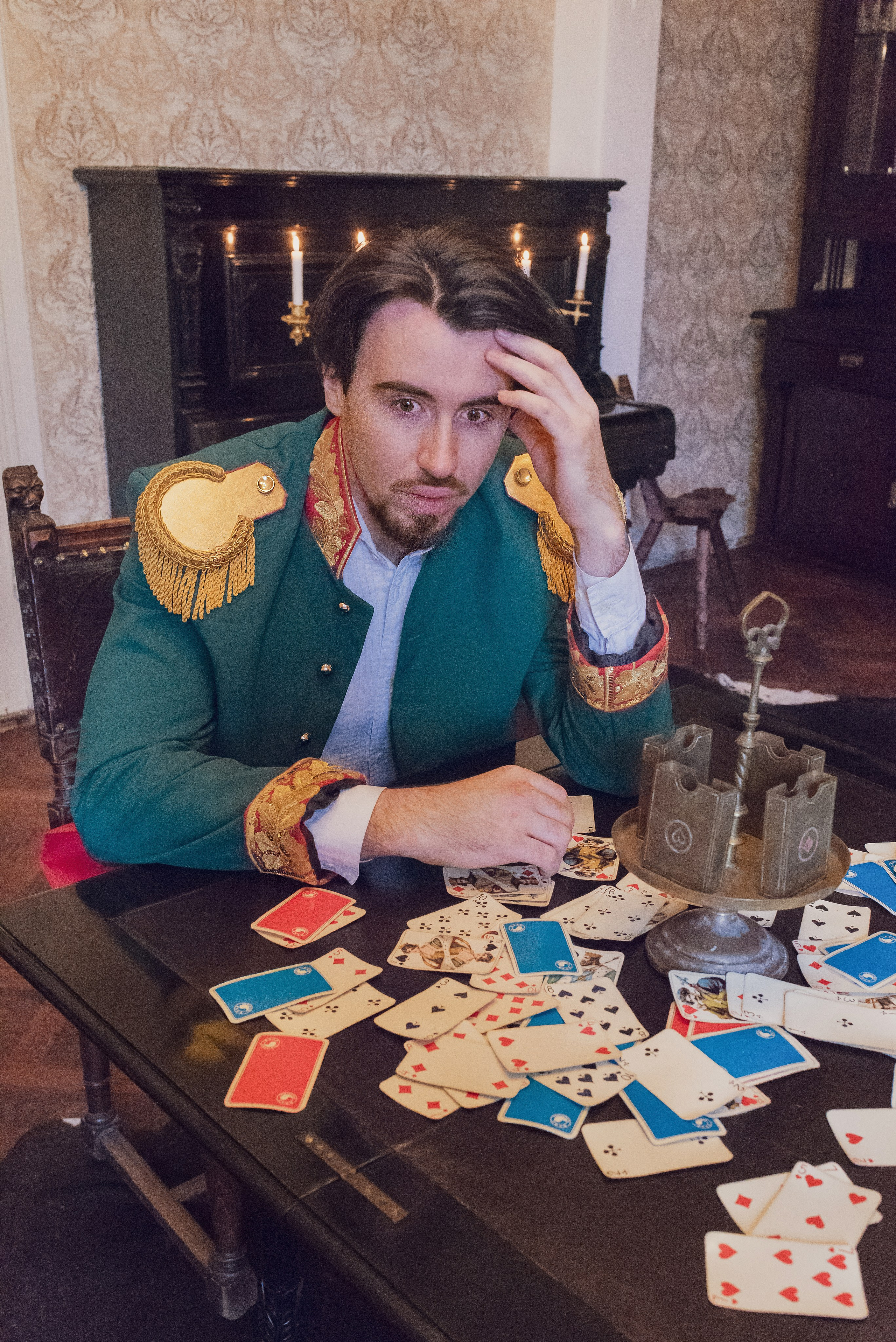 Съёмка «Пиковая дама» для Piterville. Фотограф, ретушёр, графический дизайнер в Петербурге Борякина Настя