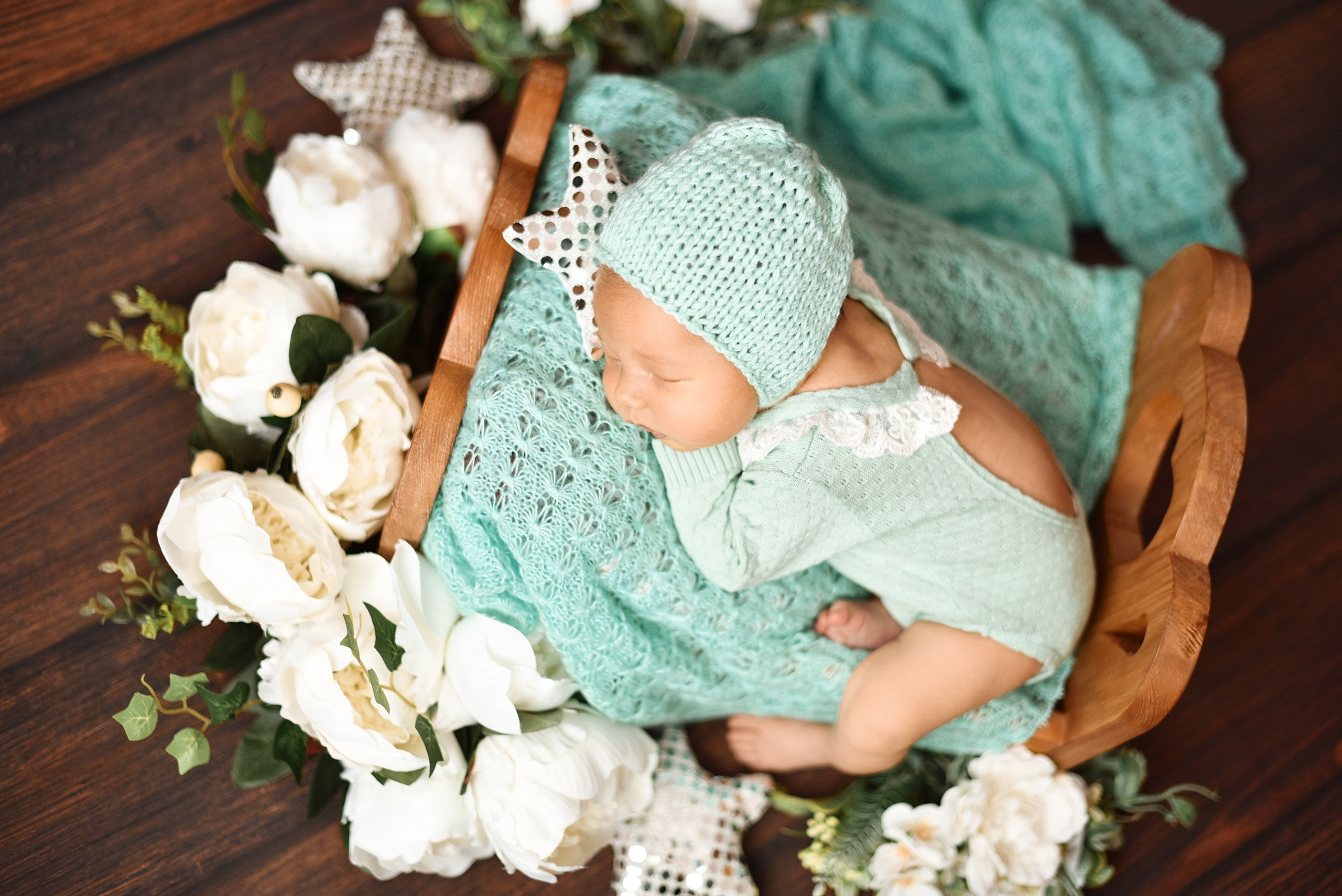 Есения 9 дней. Фотограф беременности и новорожденных малышей Анастасия Никитина