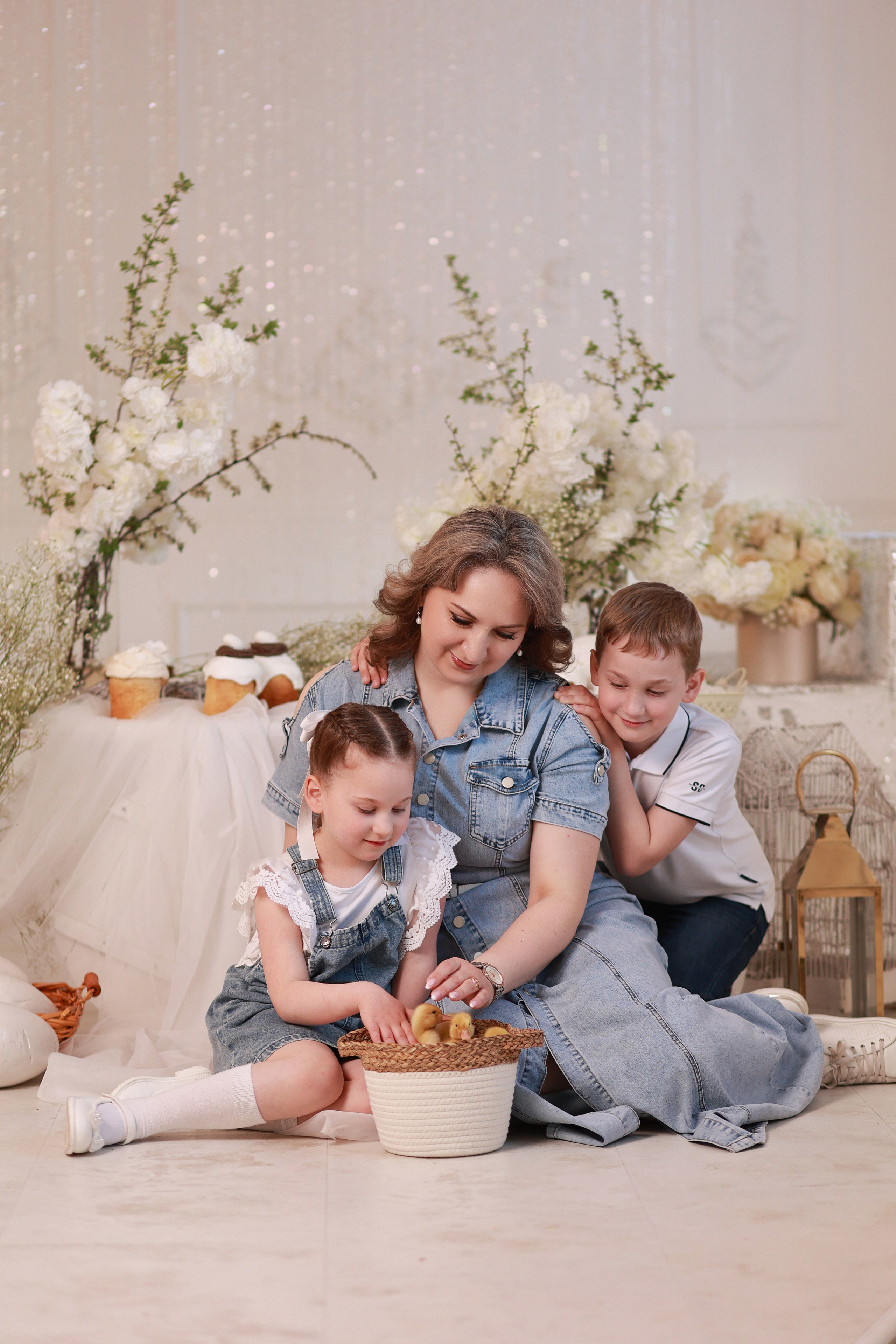 «Светлая Пасха» с утятами. Детский семейный фотограф Краснодар