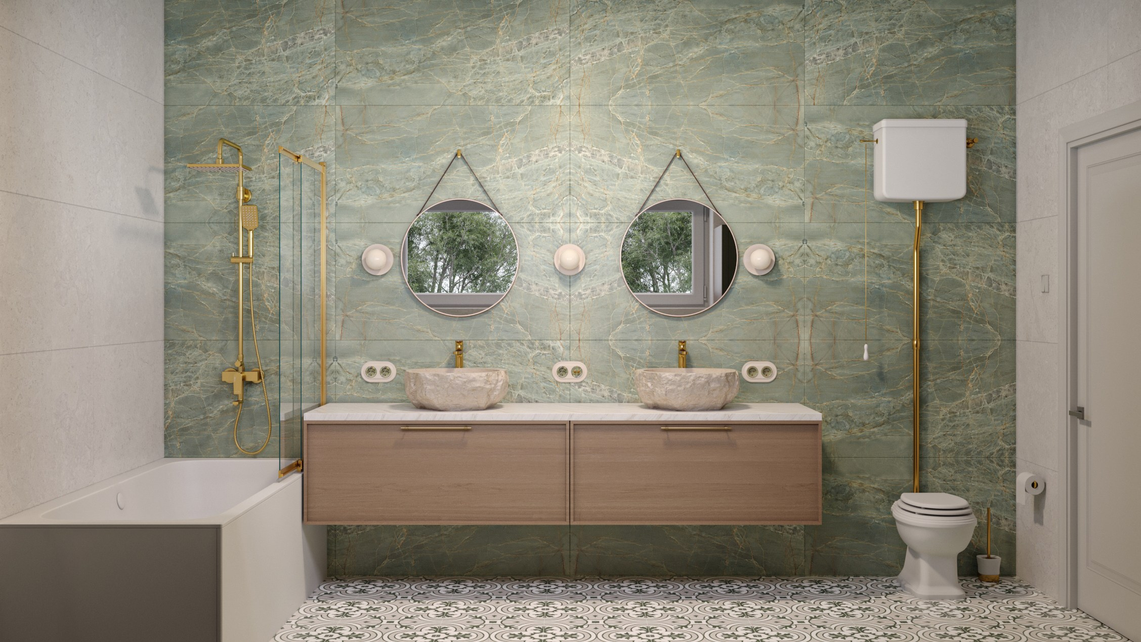 SP Osinka. 3D visualization of exteriors and interiors