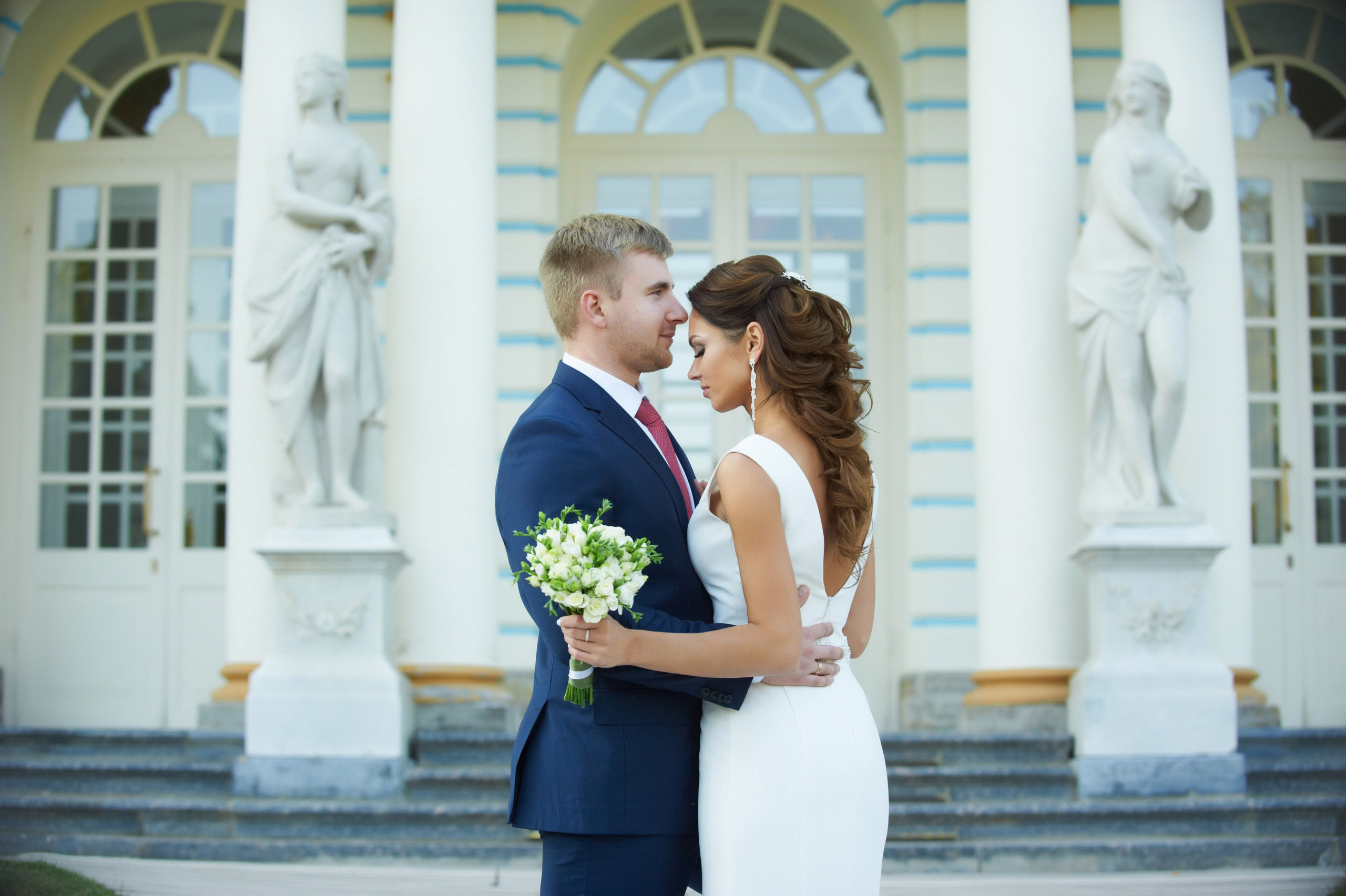 Максим и Наталья (свадебная фотосессия в Пушкине в Екатерининском парке). Портретный, семейный и свадебный фотограф в Санкт-Петербурге и в Пушкине Ширяев Денис