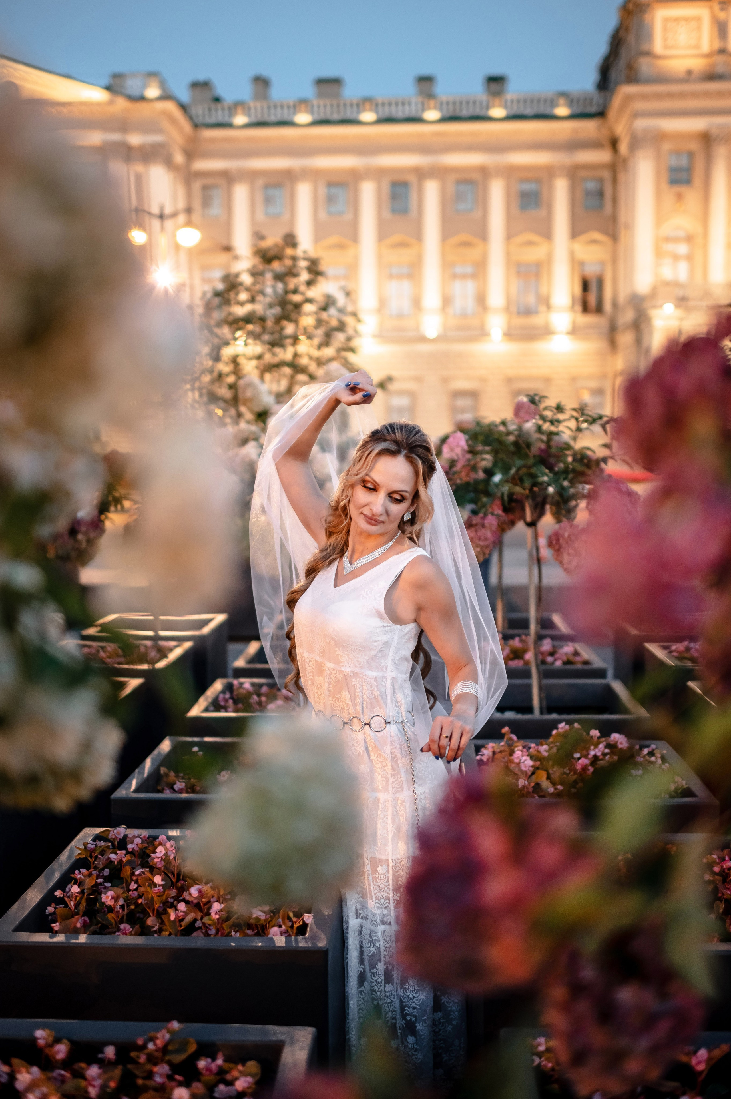 Екатерина и Андрей (свадебная фотосессия в вечернем Петербурге). Портретный, семейный и свадебный фотограф в Санкт-Петербурге и в Пушкине Ширяев Денис