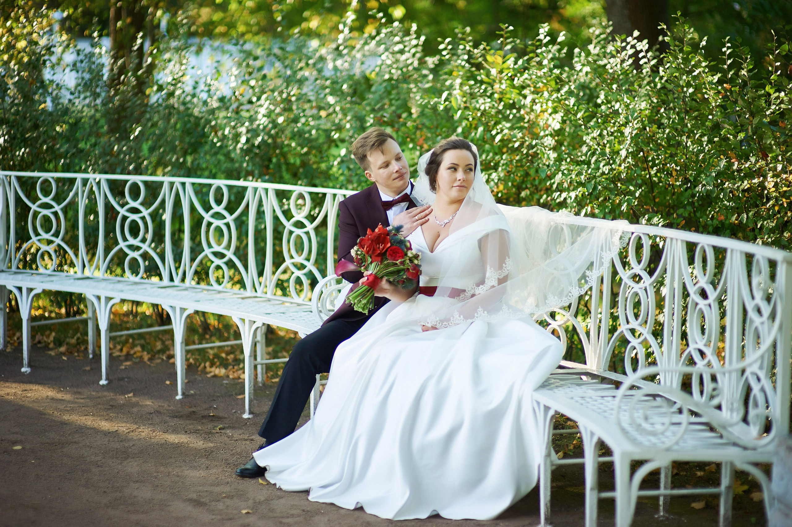Ангелина и Сергей (фотосессия в осеннем Пушкине). Портретный, семейный и свадебный фотограф в Санкт-Петербурге и в Пушкине Ширяев Денис