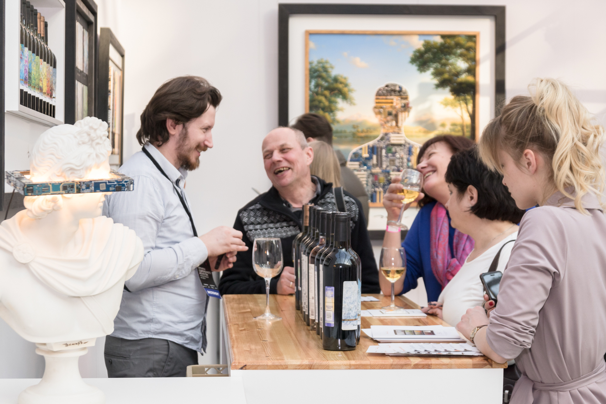 Фоторепортаж с выставки-продажи Art Russia. Интерьерный и архитектурный фотограф в Москве Панова Ольга