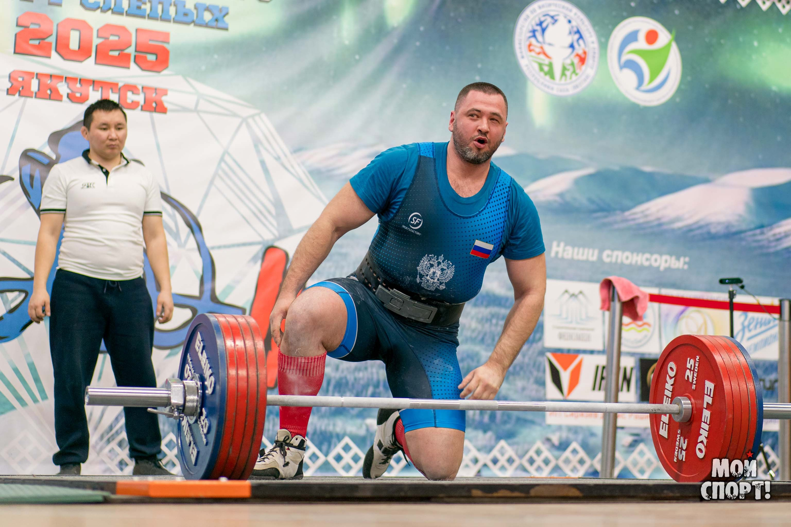 Чемпионат России по пауэрлифтигу 2025. Спорт слепых. Студия «Мой Спорт!» — все о спорте в Якутии