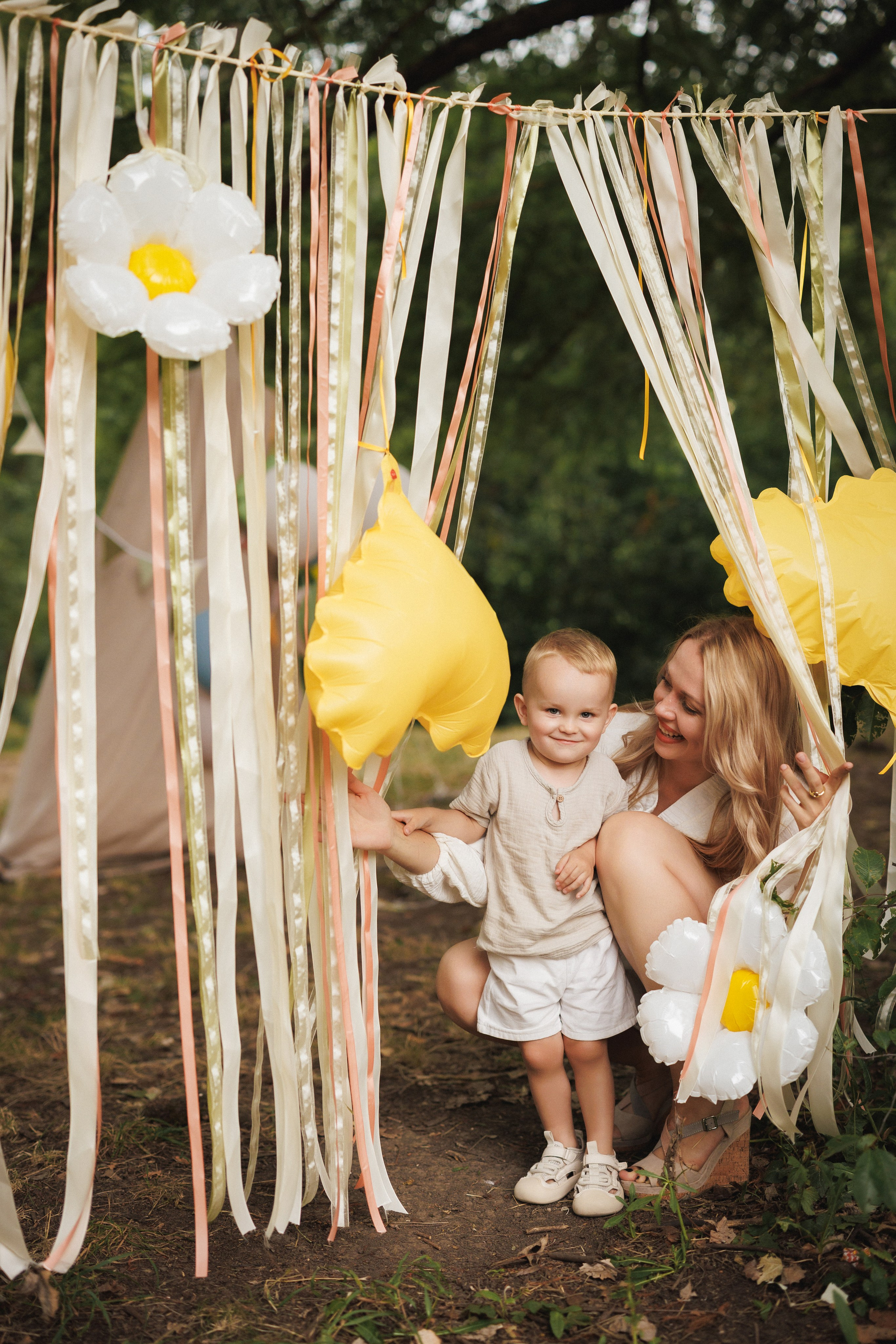Детская, семейная фотосессия для именинников в парке, город Краснодар. Семейный и детский фотограф в Краснодаре Анна Трашкова