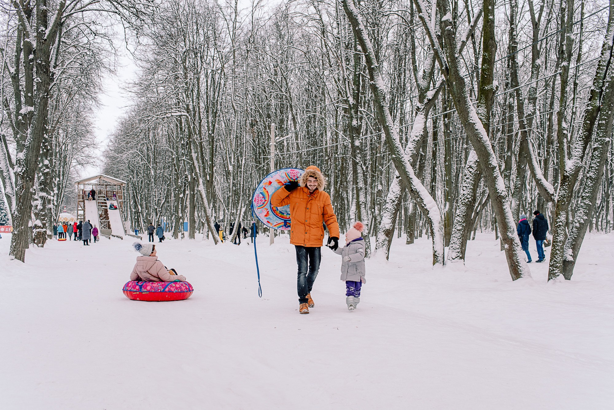 Ева, снежинки, ватрушки. Семейный и свадебный фотограф в Рязани Лиза Голованова