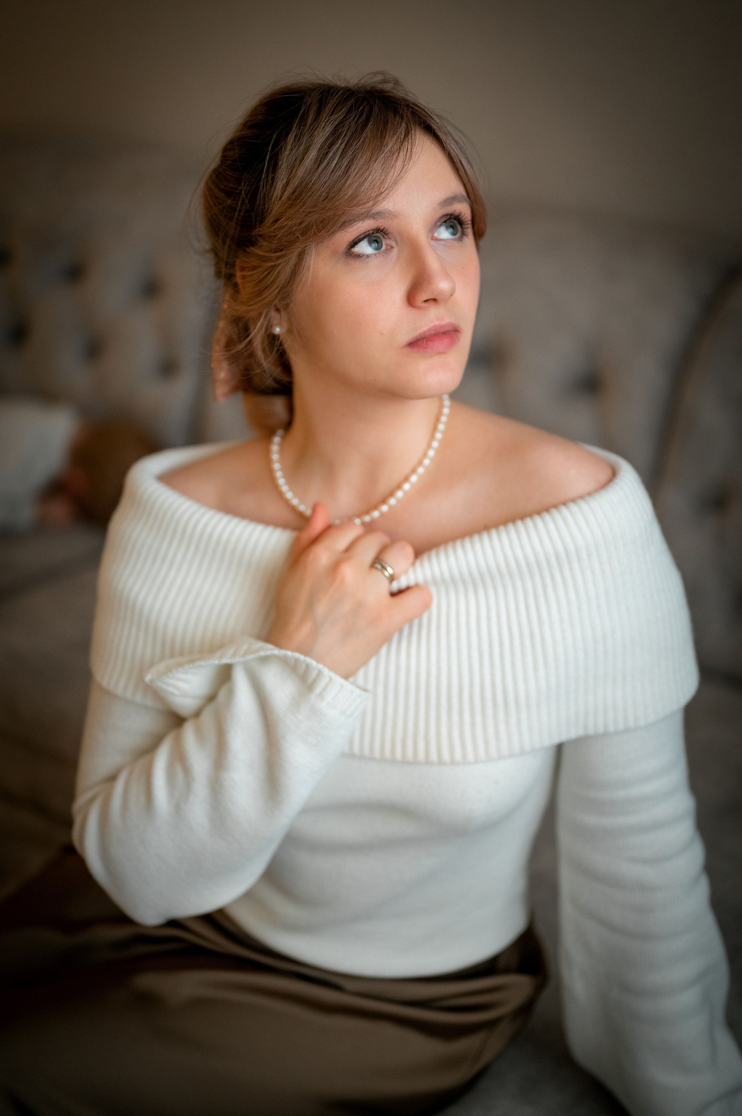 Домашняя новогодняя фотосессия. Фотограф новорождённых, семейный, школьный в городе Калуге Евгения