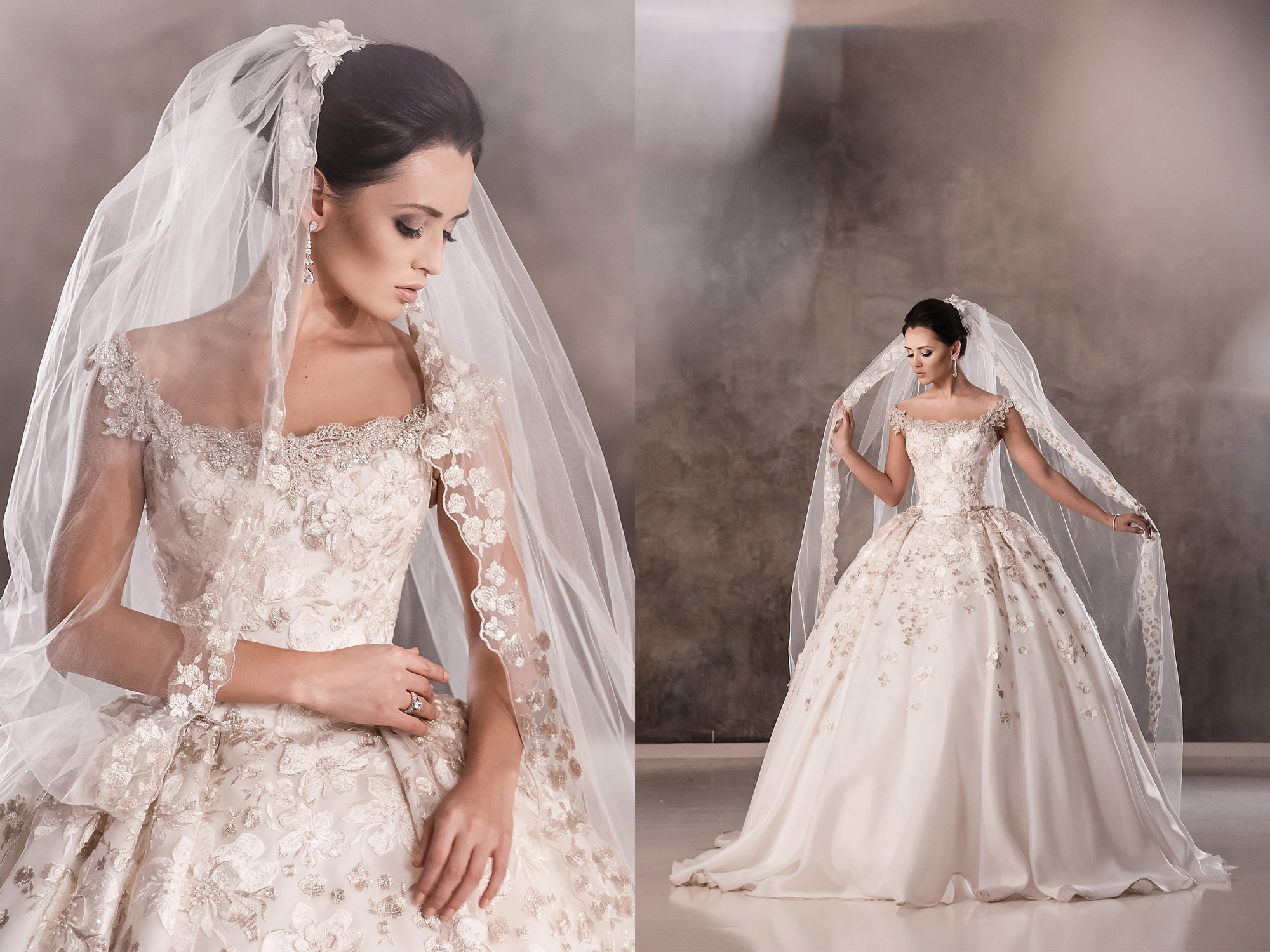 Студийная съемка для салона свадебных платьев L’AVENIR BOUTIQUE и свадебного журнала Bride & Style. Свадебный фотограф в Санкт-Петербурге и Москве Андрей Нестеров